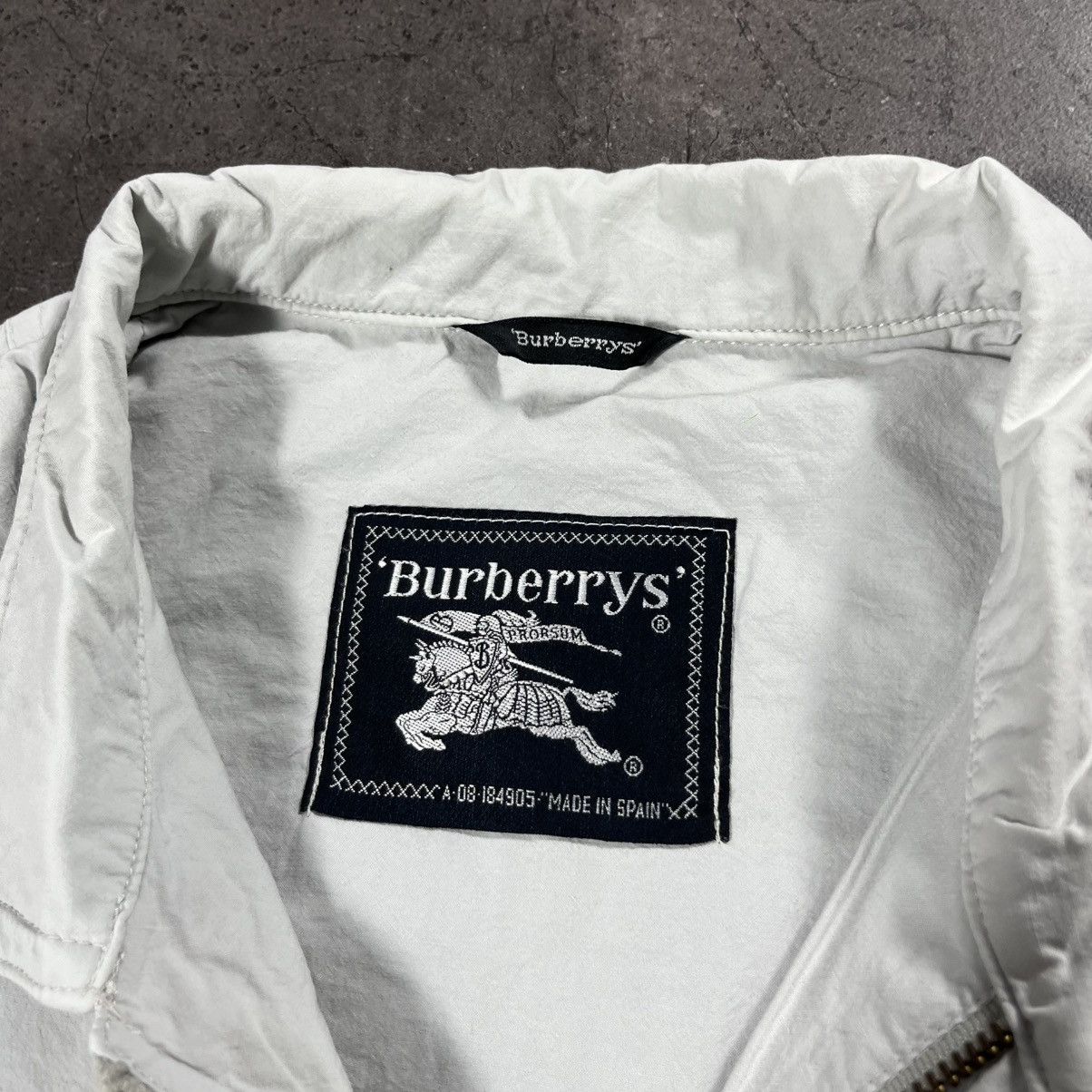 Burberry Burberrys of London 90s Vintage Small Pony Zip Light Jacket Size US XL / EU 56 / 4 - 10 Thumbnail