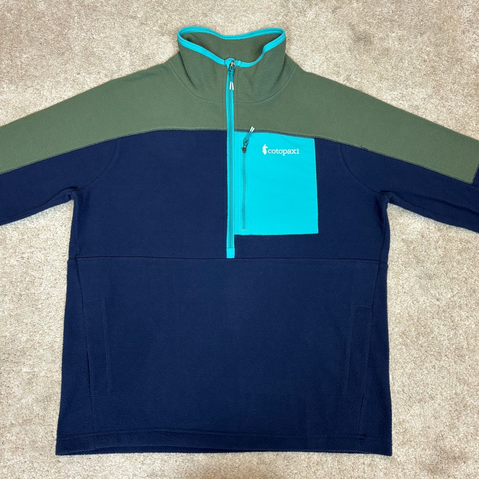 Cotopaxi Cotopaxi Abrazo Half Zip Fleece Pullover Jacket Men's M Gorp Size US M / EU 48-50 / 2 - 2 Thumbnail