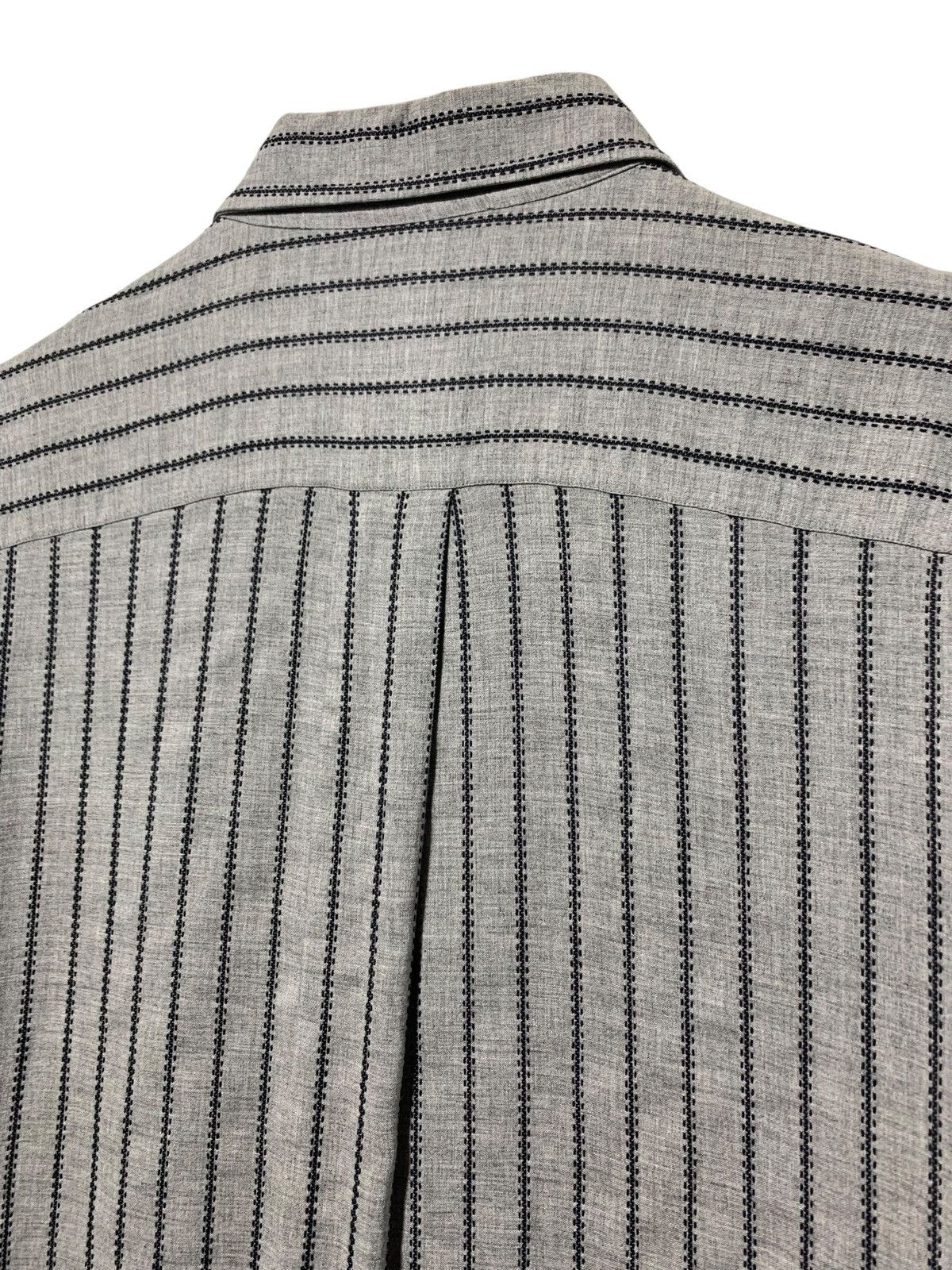 Givenchy Vintage Givenchy stitches stripe shirt Size US M / EU 48-50 / 2 - 6 Thumbnail