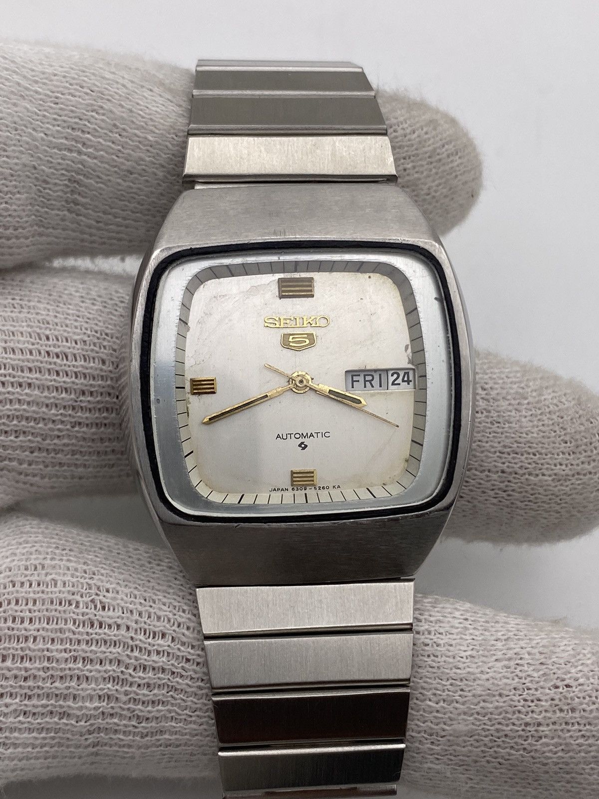 Vintage Seiko 5 Automatic 6349 Men’s Wristwatch