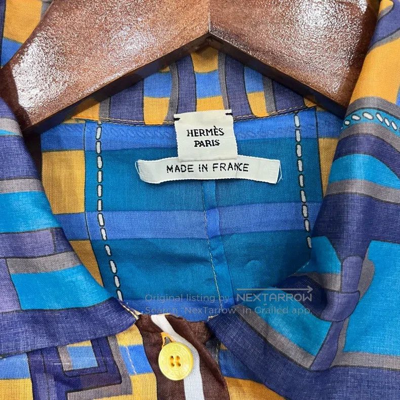 Hermes Hermes Printed Pig Nose Patchwork Shirt Size XS / US 0-2 / IT 36-38 - 3 Thumbnail