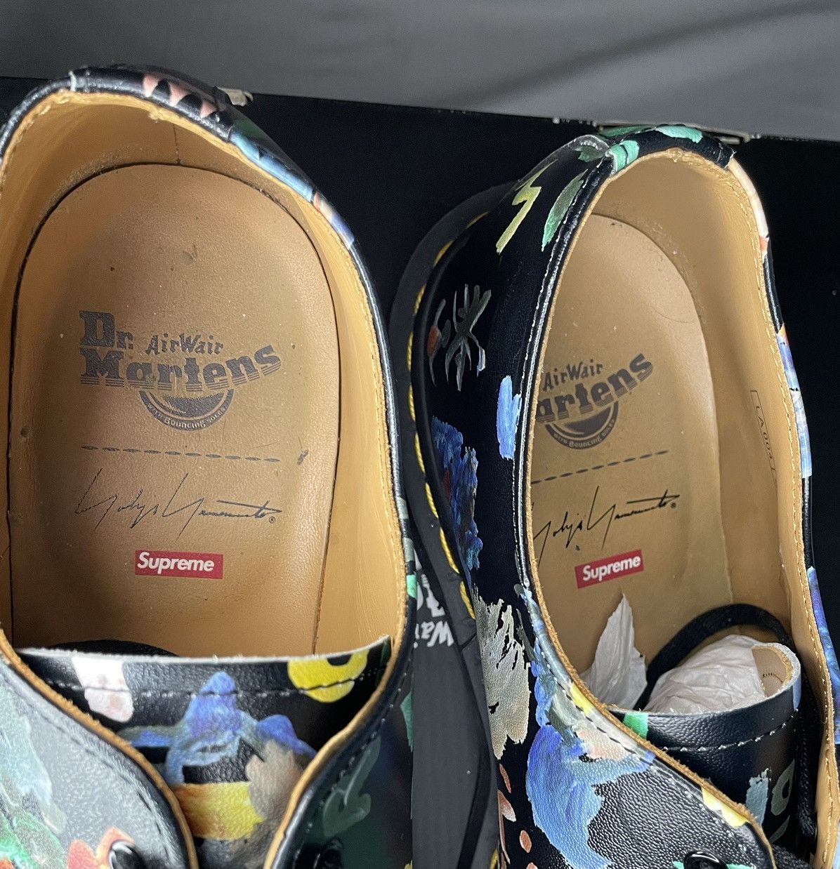 Dr. Martens × Supreme × Yohji Yamamoto Supreme x Yohji Yamamoto 1461 3-Eye Derby Size US 10.5 / EU 43-44 - 8 Thumbnail