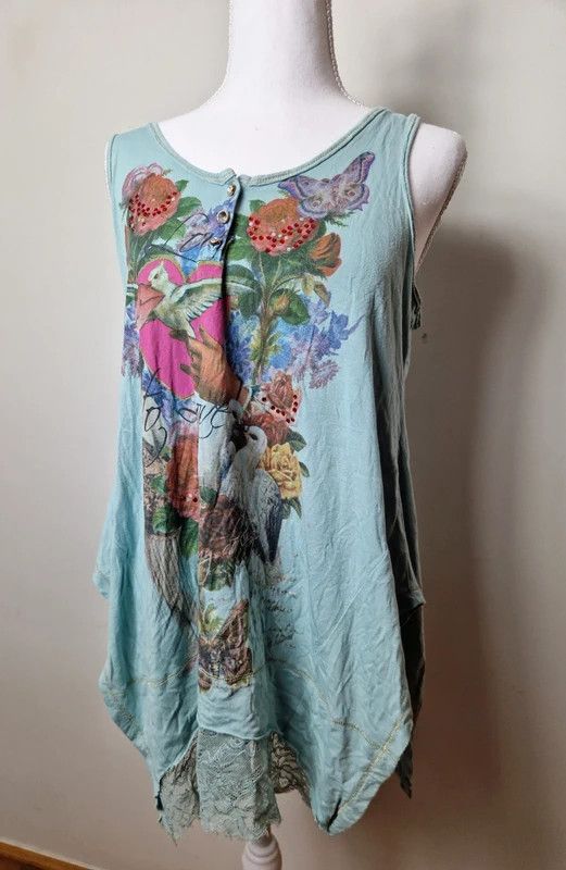Hysteric Glamour Vintage ed hardy style mini dress mesh japan y2k Size S / US 4 / IT 40 - 5 Thumbnail