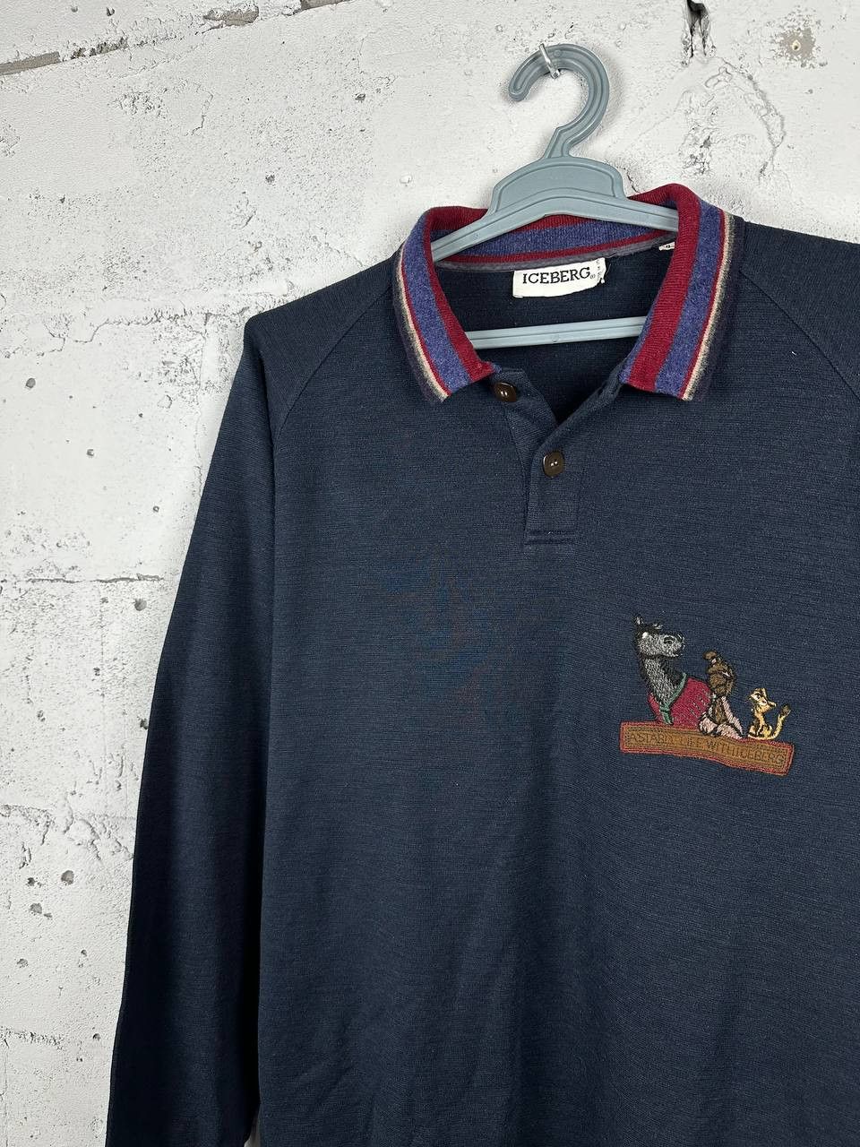 Iceberg × Vintage history iceberg disney pluto wool Rugby sweater Size US L / EU 52-54 / 3 - 1 Thumbnail