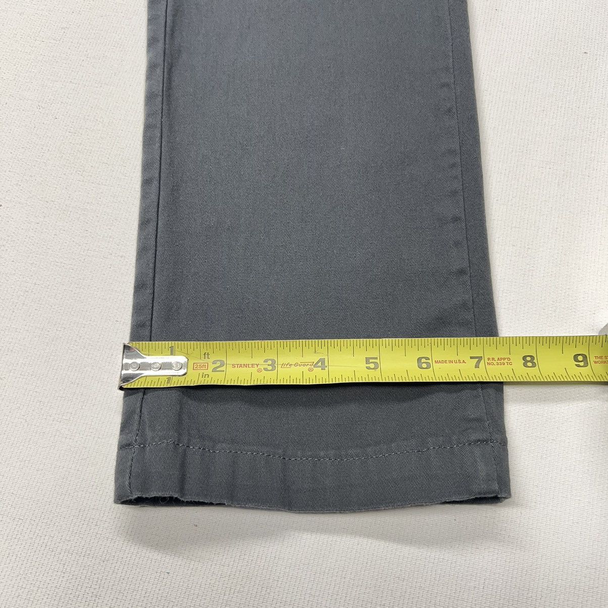 Dickies Dickies Pants Grey Slim Taper Leg Chino Workwear Casual Size US 30 / EU 46 - 16 Thumbnail