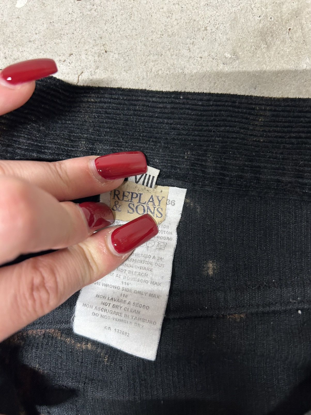 Replay Corduroy Replay&Sons pants Size 27" / US 4 / IT 40 - 5 Thumbnail