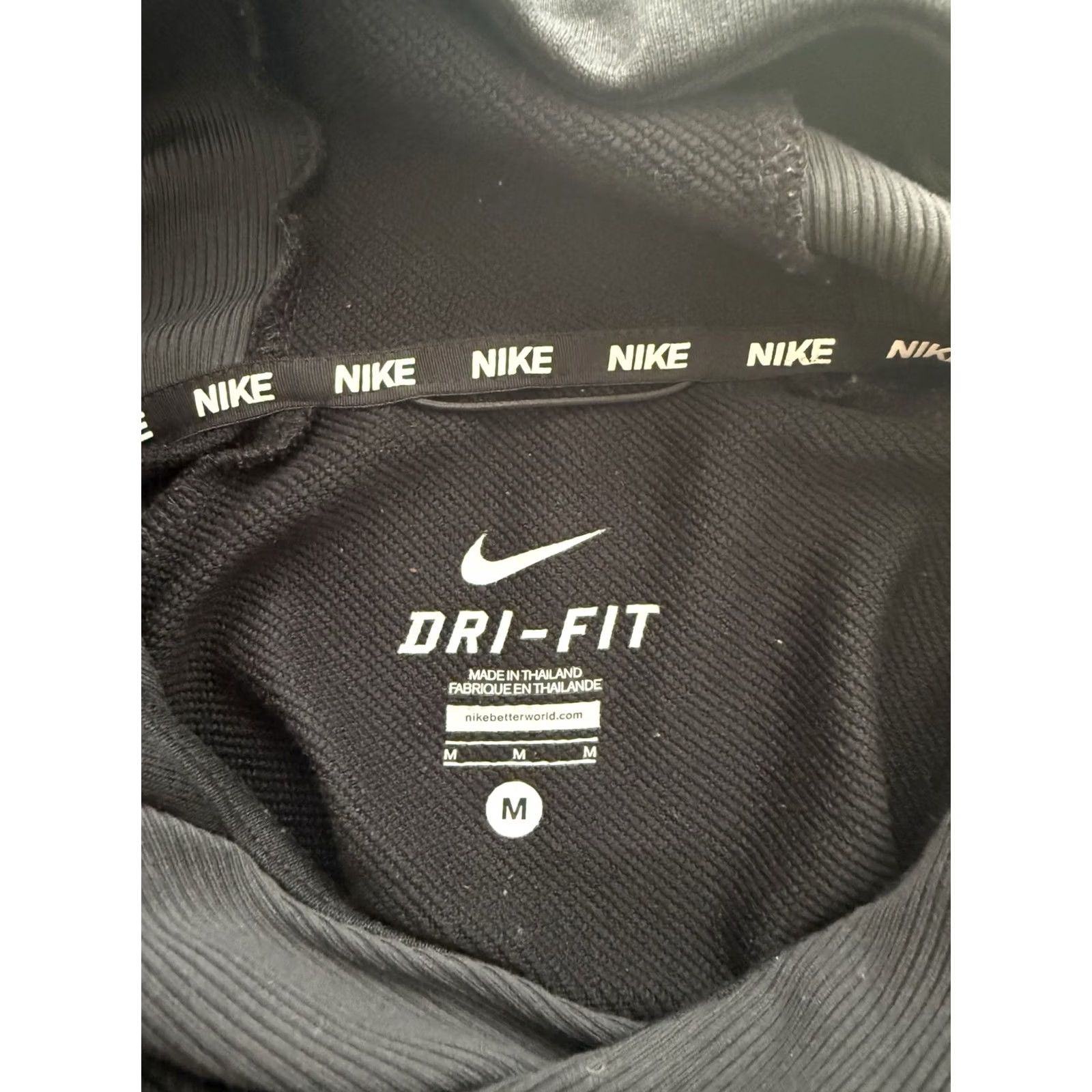 Nike Nike Hoodie Mens M Black Training Workout Gym Short Sleeved Size US M / EU 48-50 / 2 - 4 Thumbnail