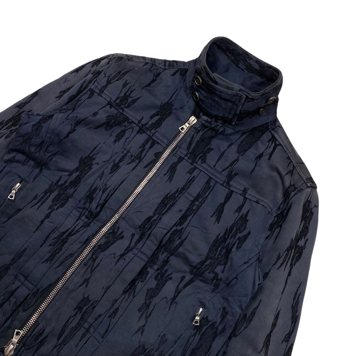 Hysteric Glamour × Japanese Brand × Taishi Nobukuni Rare Taishi Nobukuni Jacquard Asymmetric Jacket Size US S / EU 44-46 / 1 - 3 Thumbnail