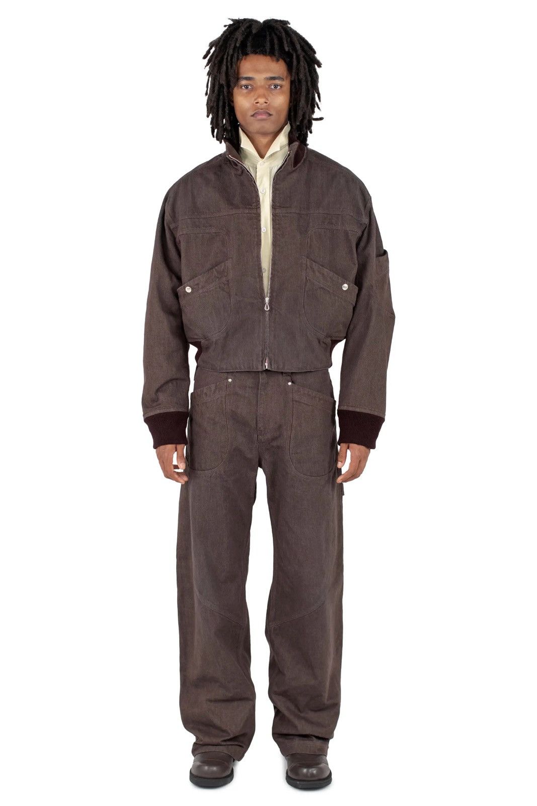 Kiko Kostadinov Konkord Denim Dune Wash Bomber Jacket 1/90