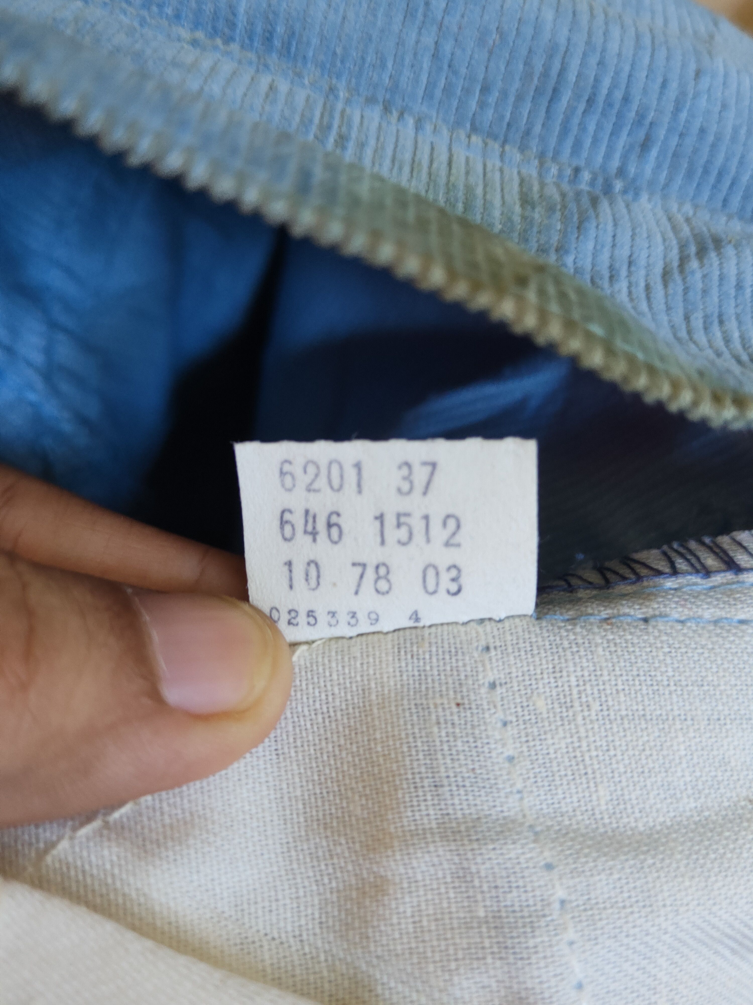 Levi's Levi's Vintage single digit Blue Corduroy Pants #S1799 Size US 29 - 15 Thumbnail