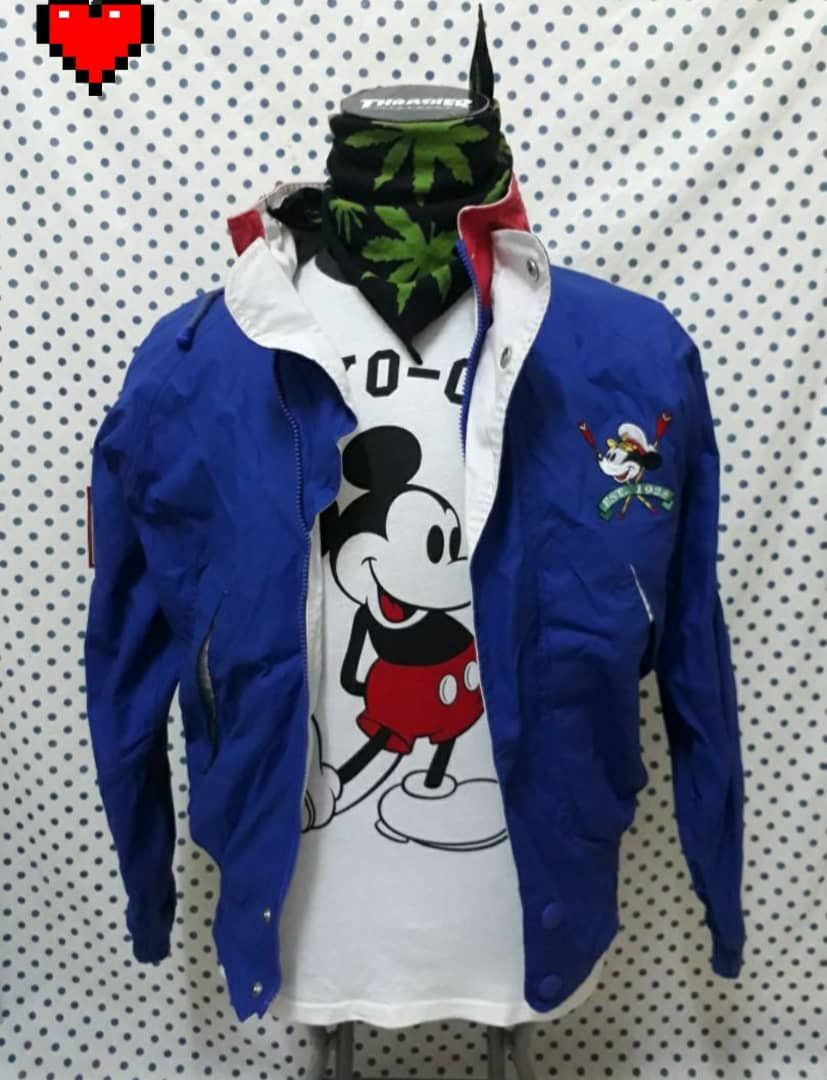 Japanese Brand Vintage Mickey Yacht Dicney Blue Colour Hoodie Jacket Size US M / EU 48-50 / 2 - 4 Thumbnail