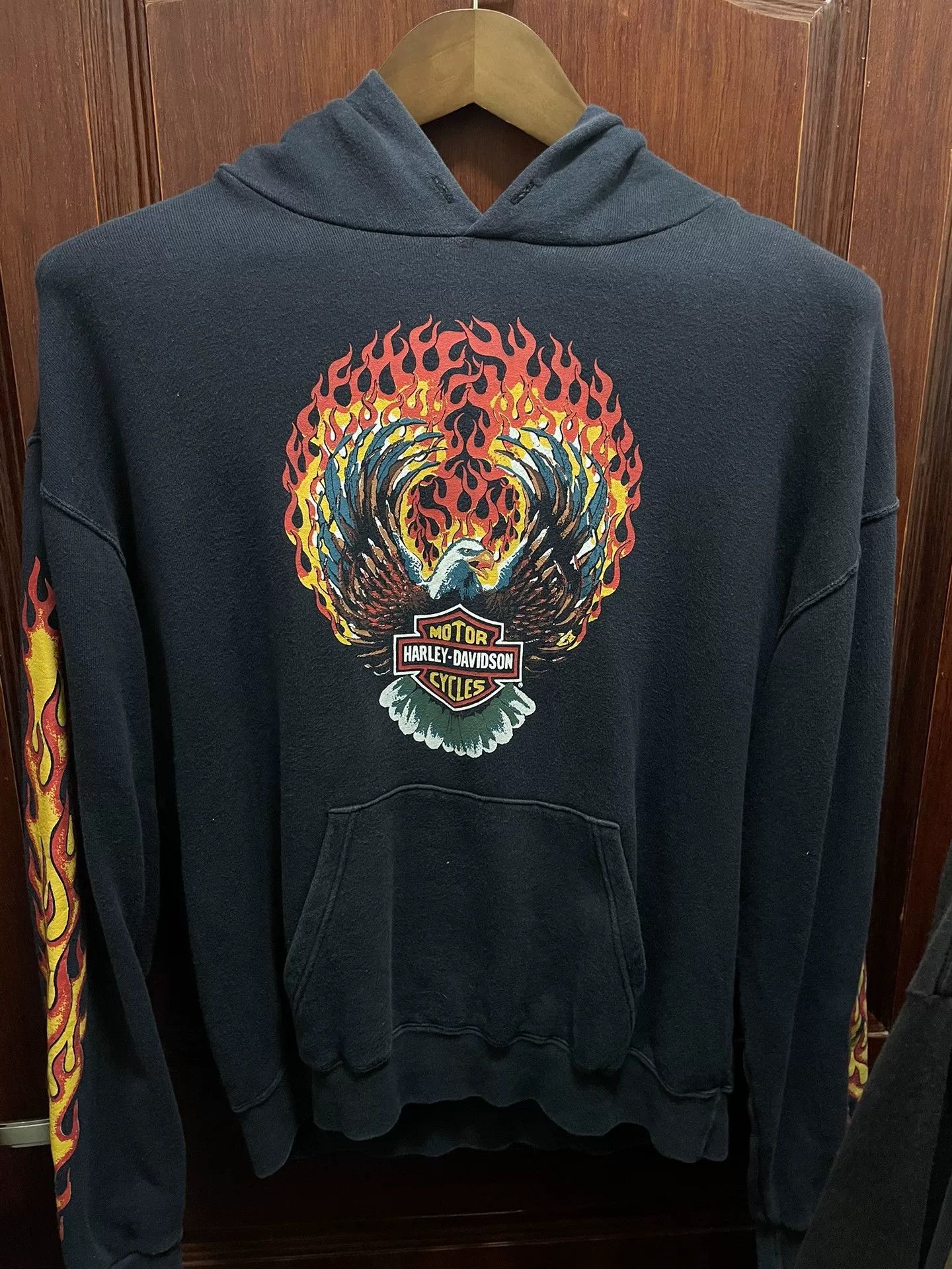 Vintage Vintage Harley Davidson Hoodie Size US M / EU 48-50 / 2 - 1 Thumbnail