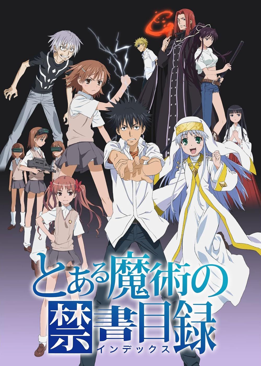 Anime A Certain Magical Index Anime Promo T Shirt Size US M / EU 48-50 / 2 - 2 Thumbnail