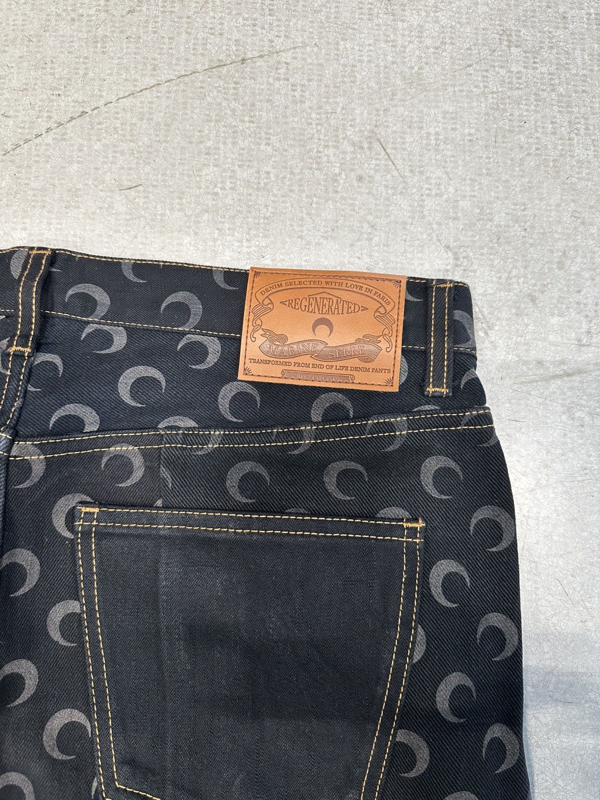 Marine Serre Marine Serre Denim Black Size US 42 / EU 58 - 6 Thumbnail