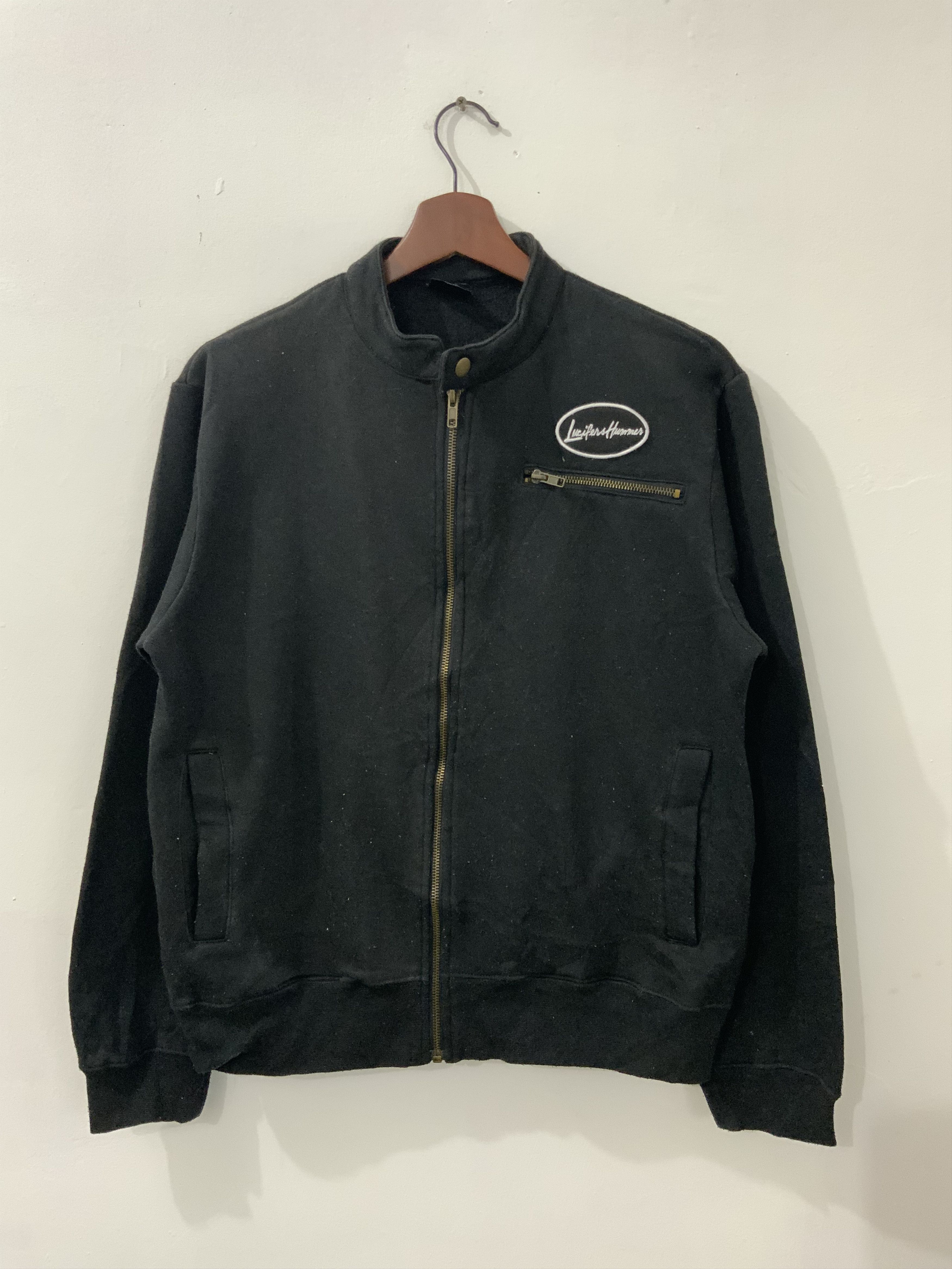 Japanese Brand Lucifers Hummers Black Sweater Size US M / EU 48-50 / 2 - 1 Thumbnail