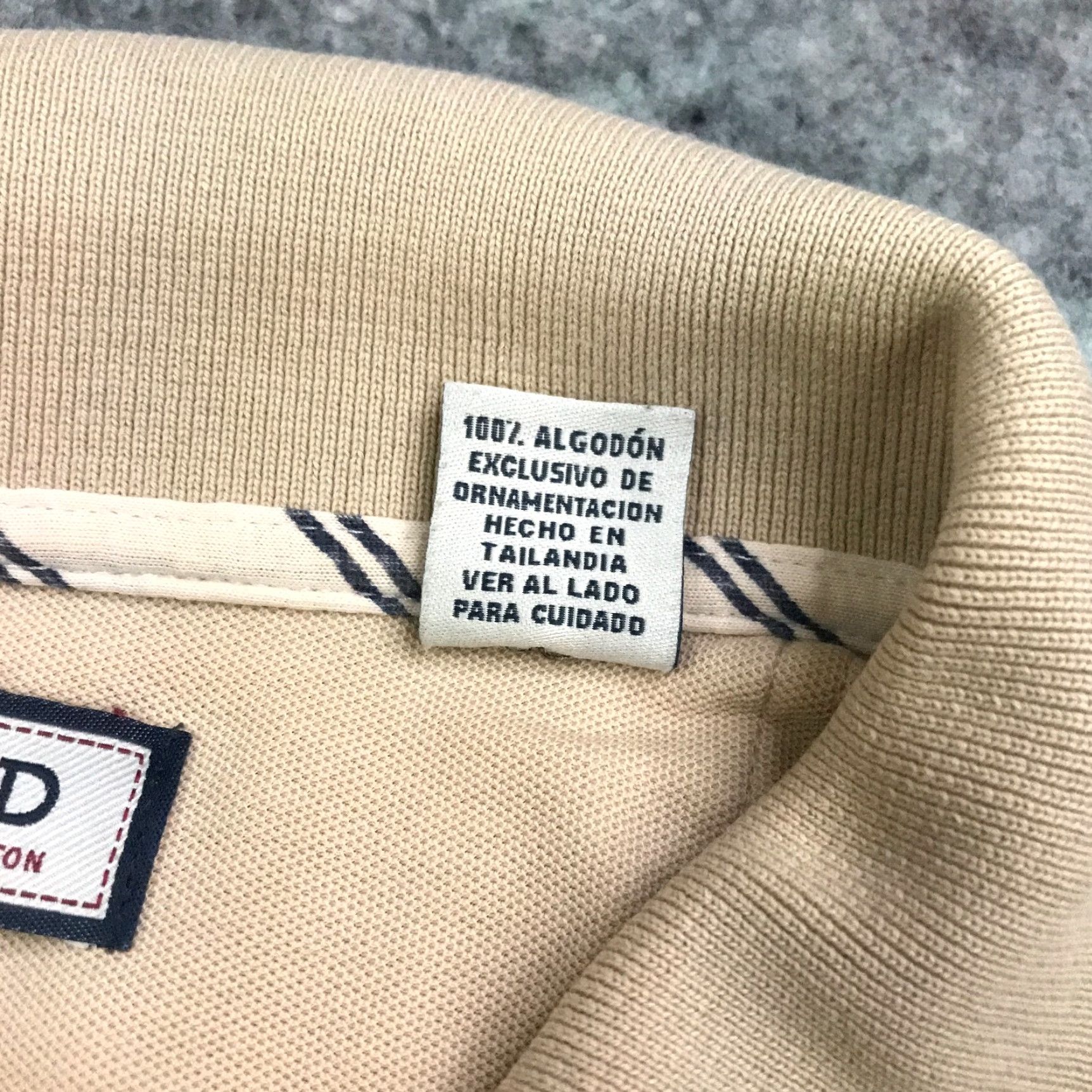 Izod IZOD Shirt Mens Extra Large Polo Golf Casual Business Pima Cotton Tan Size US XL / EU 56 / 4 - 5 Thumbnail