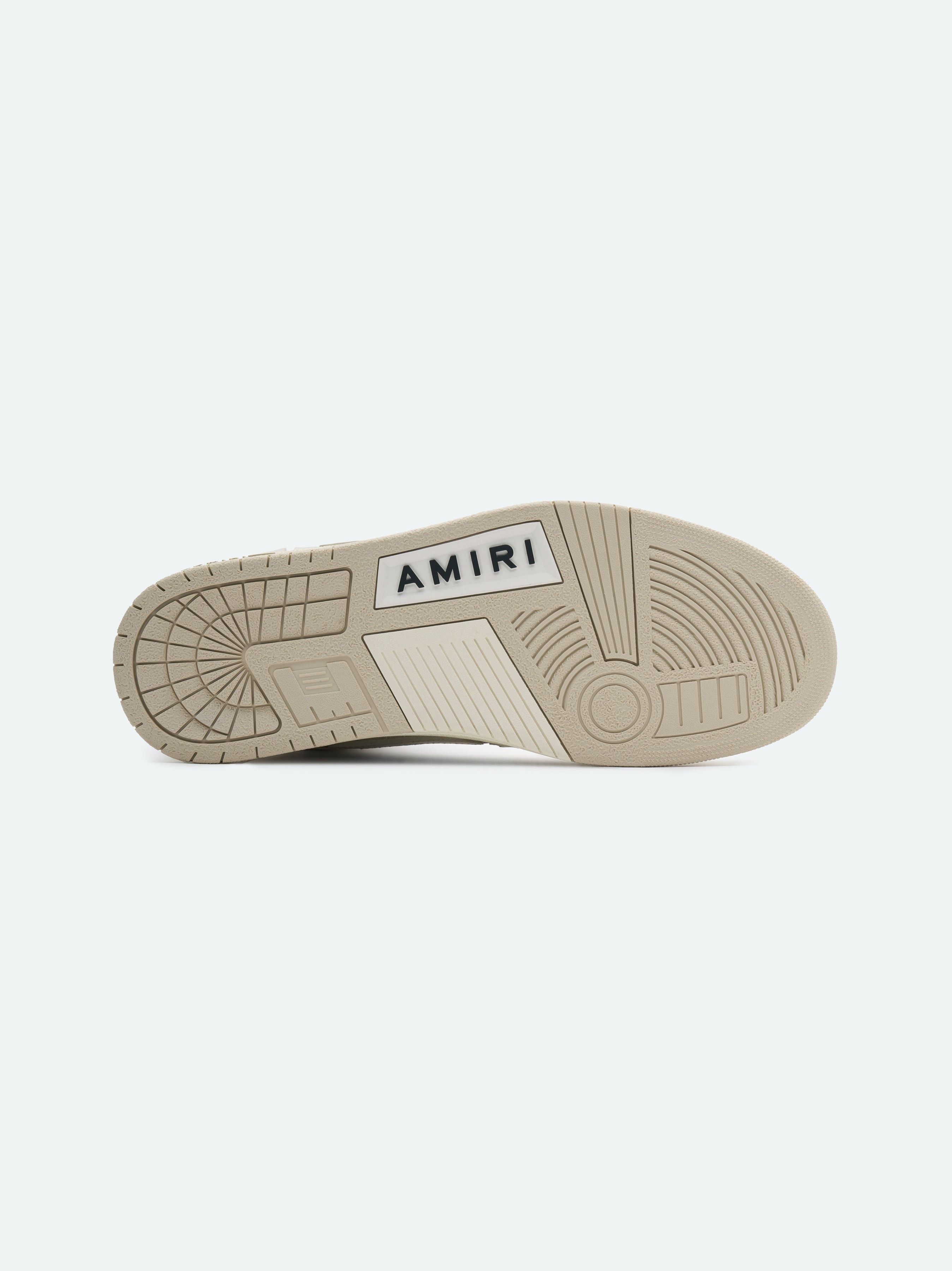Amiri o1w1db11224 Leather Hi-Top Sneakers in Beige Size US 9 / EU 42 - 5 Thumbnail