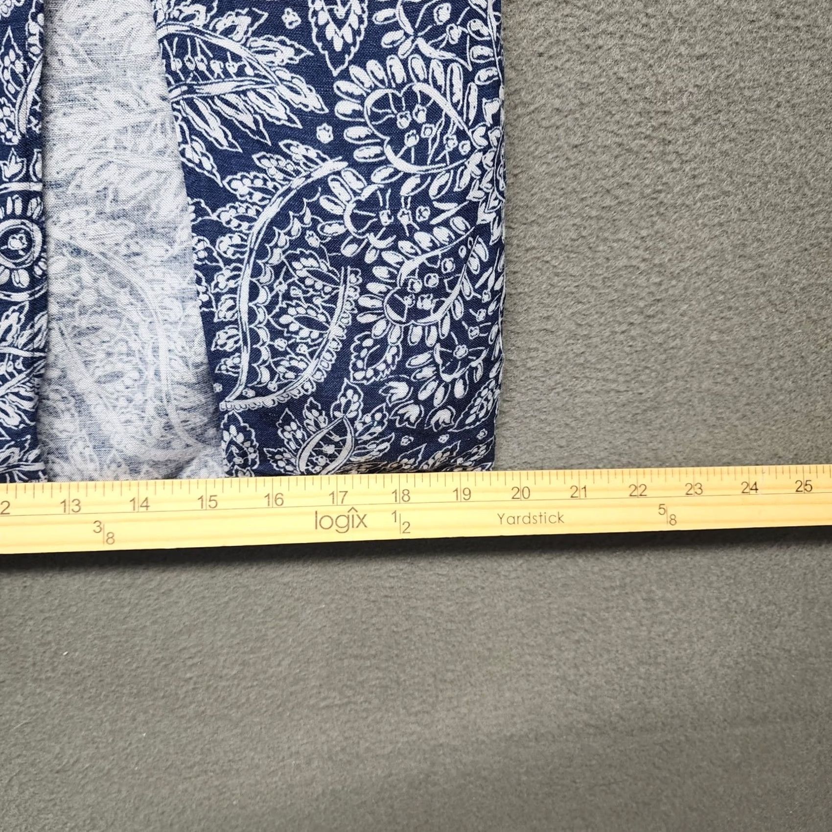 Madewell Madewell Skirt Womens 4 Midi Floral Blue Zip Up Knee Length Side Slit Casual Size 27" / US 4 / IT 40 - 6 Thumbnail