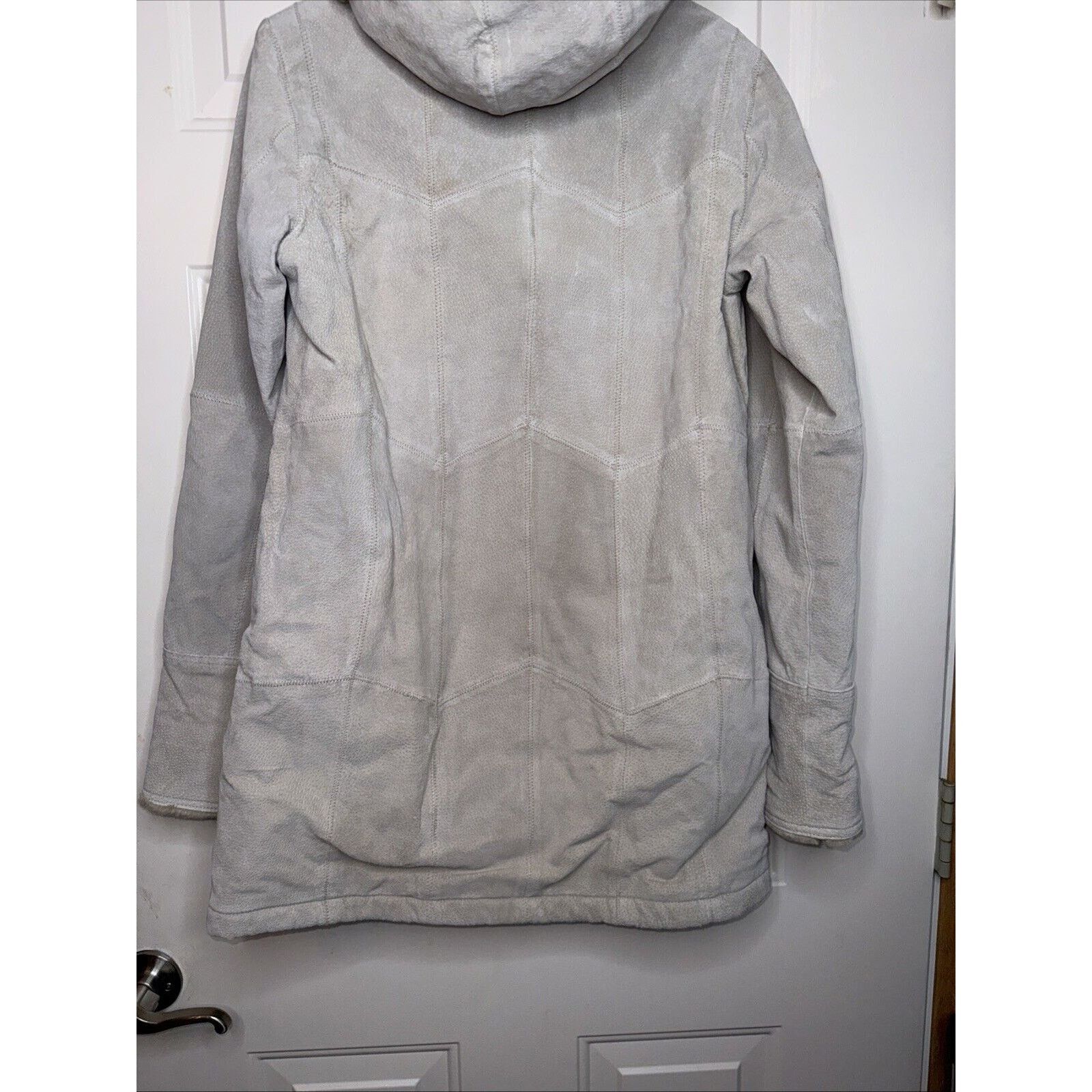 Covington Covington Leather Parka Coat Jacket Fur Womens Small Beige Size S / US 4 / IT 40 - 12 Thumbnail
