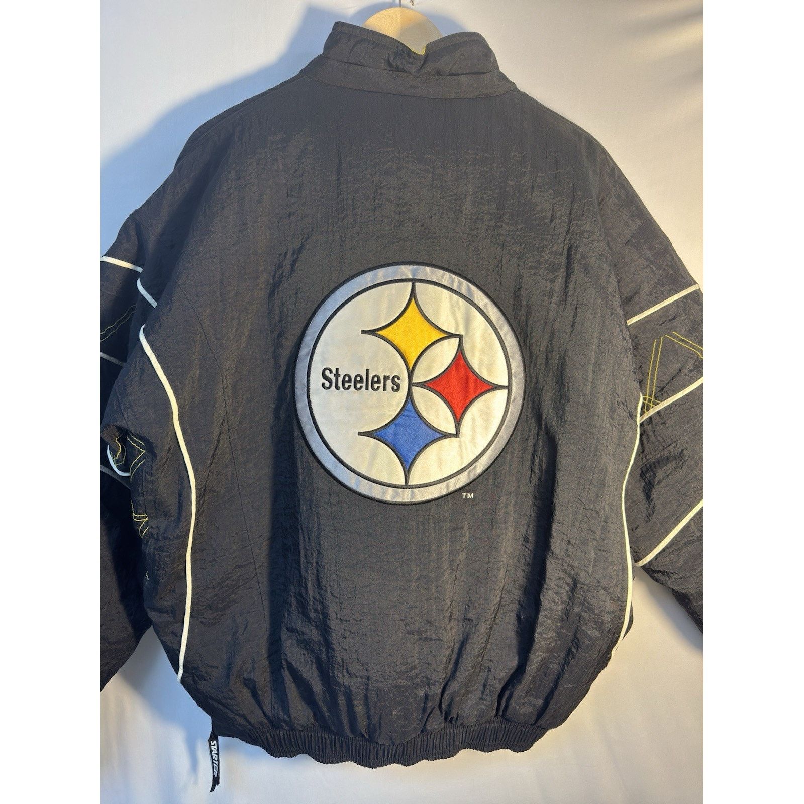 Starter Vintage Starter Steelers Pullover Jacket L NFL Pro Line 90s Size US L / EU 52-54 / 3 - 9 Thumbnail