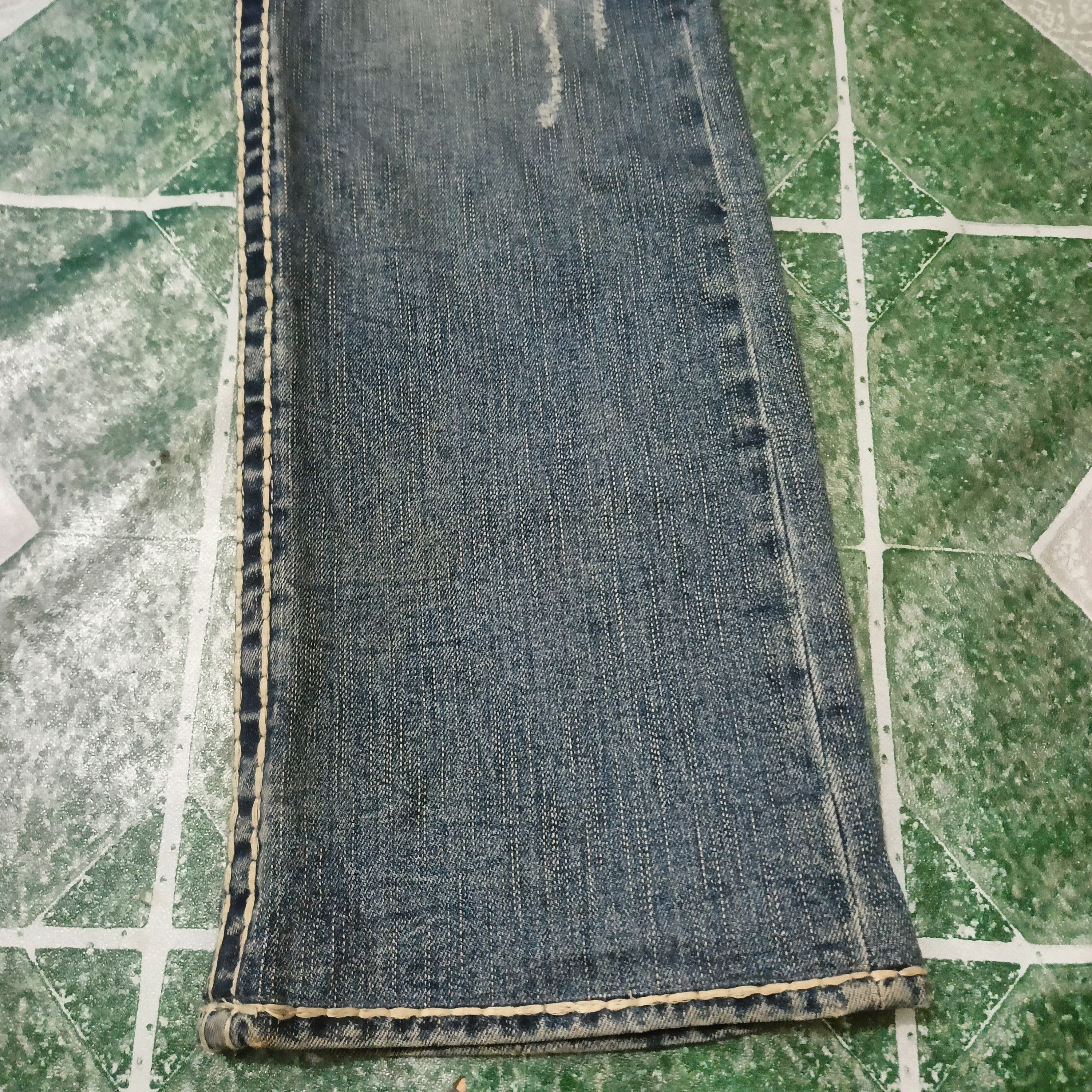 Who Decides War Japanese Shane jeans distressed white stitch Flared jeans Size US 30 / EU 46 - 13 Thumbnail