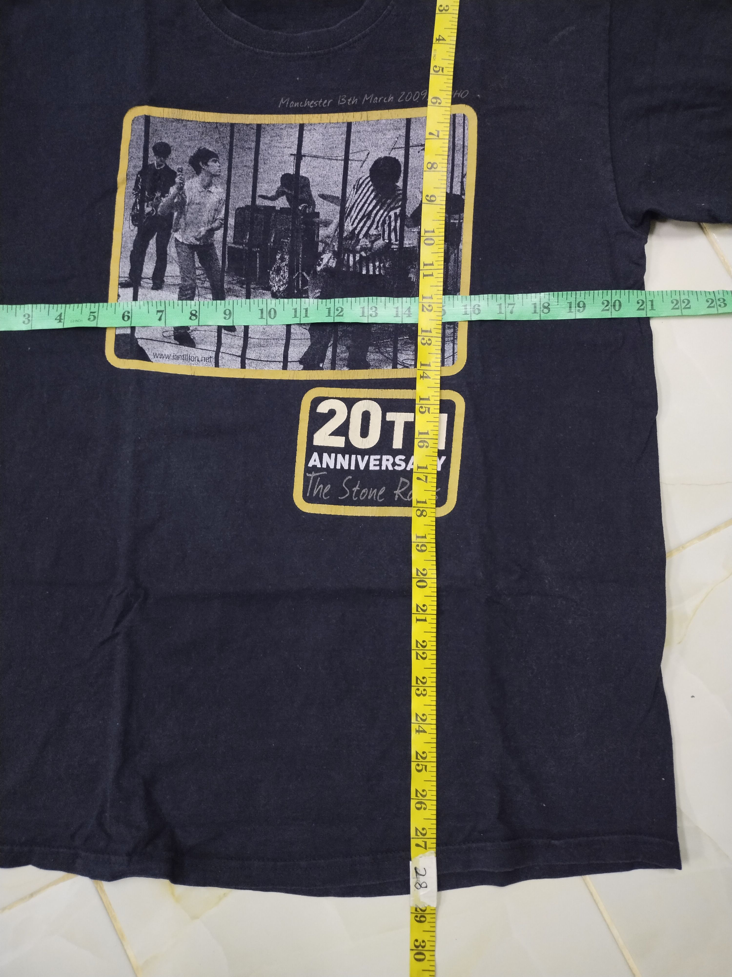 Band Tees Vintage The Stone Roses 20th Anniversary T Shirt Rare Size US L / EU 52-54 / 3 - 12 Thumbnail