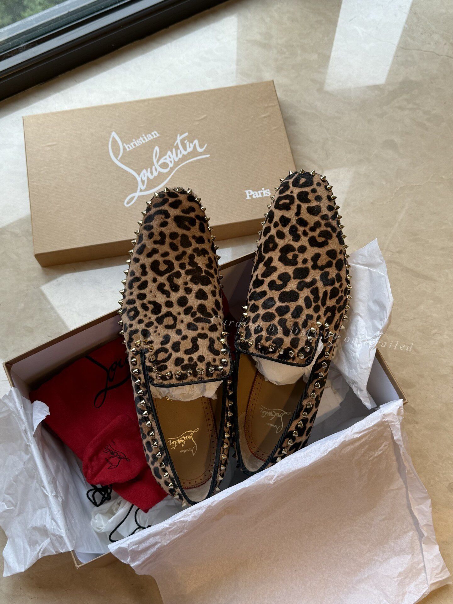 Christian Louboutin Christian Louboutin Studded Leopard Loafer Size US 9 / EU 42 - 1 Thumbnail