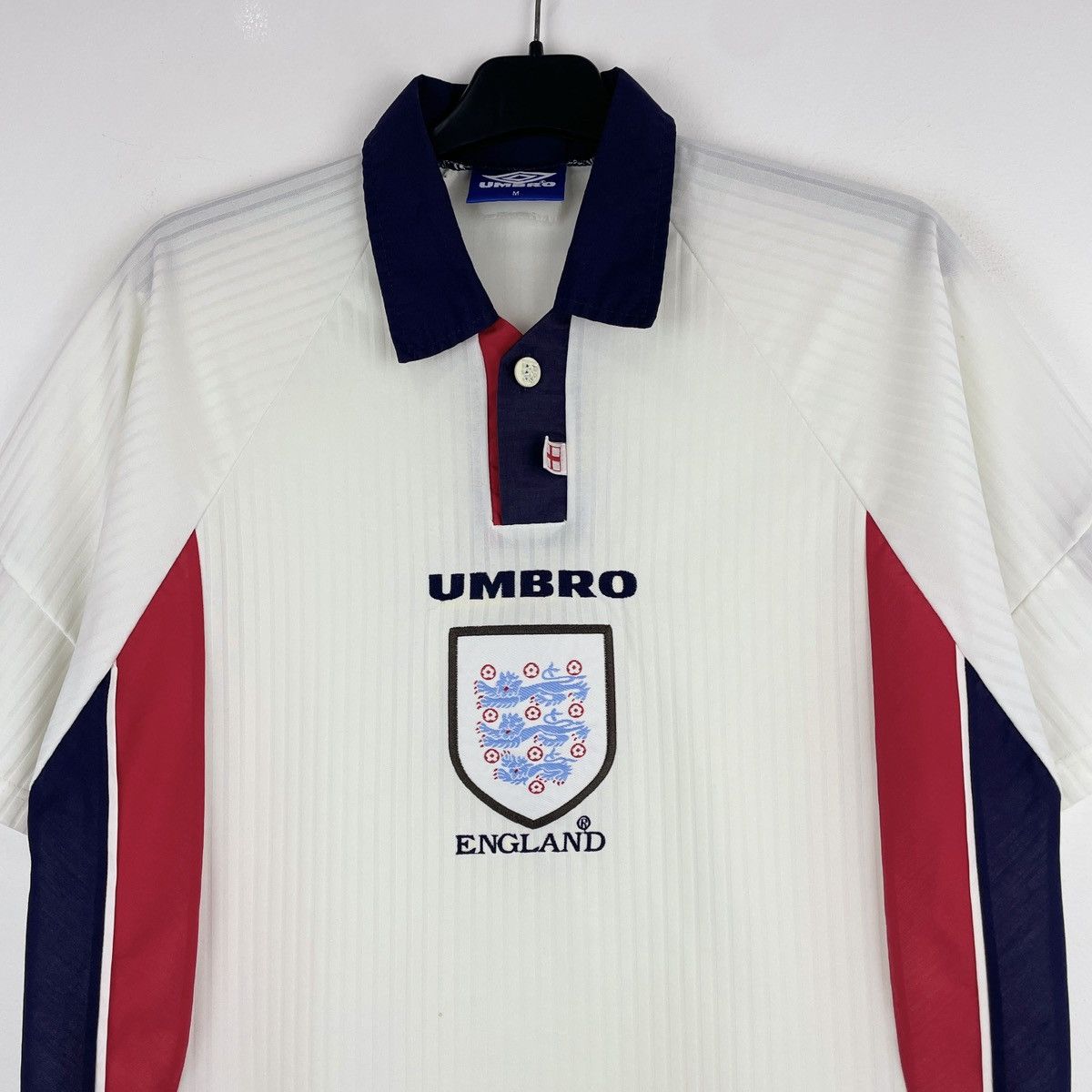 Umbro Vintage England Umbro Home Jersey Shirt 1997/1999 Size M Size US M / EU 48-50 / 2 - 2 Thumbnail