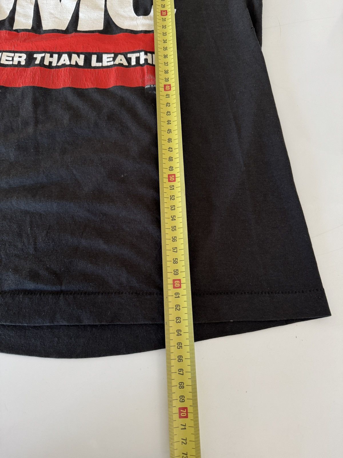 RUN DMC *RARE* VINTAGE 80s 1989 RUN DMC US TOUR TOUGHER THAN LEATHER Size US M / EU 48-50 / 2 - 9 Thumbnail