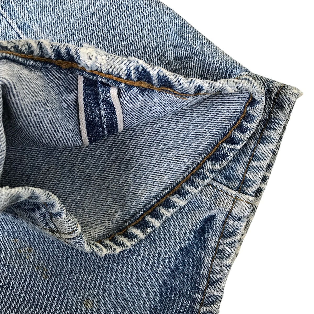 Levi's Levi’s Strauss 501 Vintage 80s USA Distressed Selvedge Denim Size US 32 / EU 48 - 15 Thumbnail