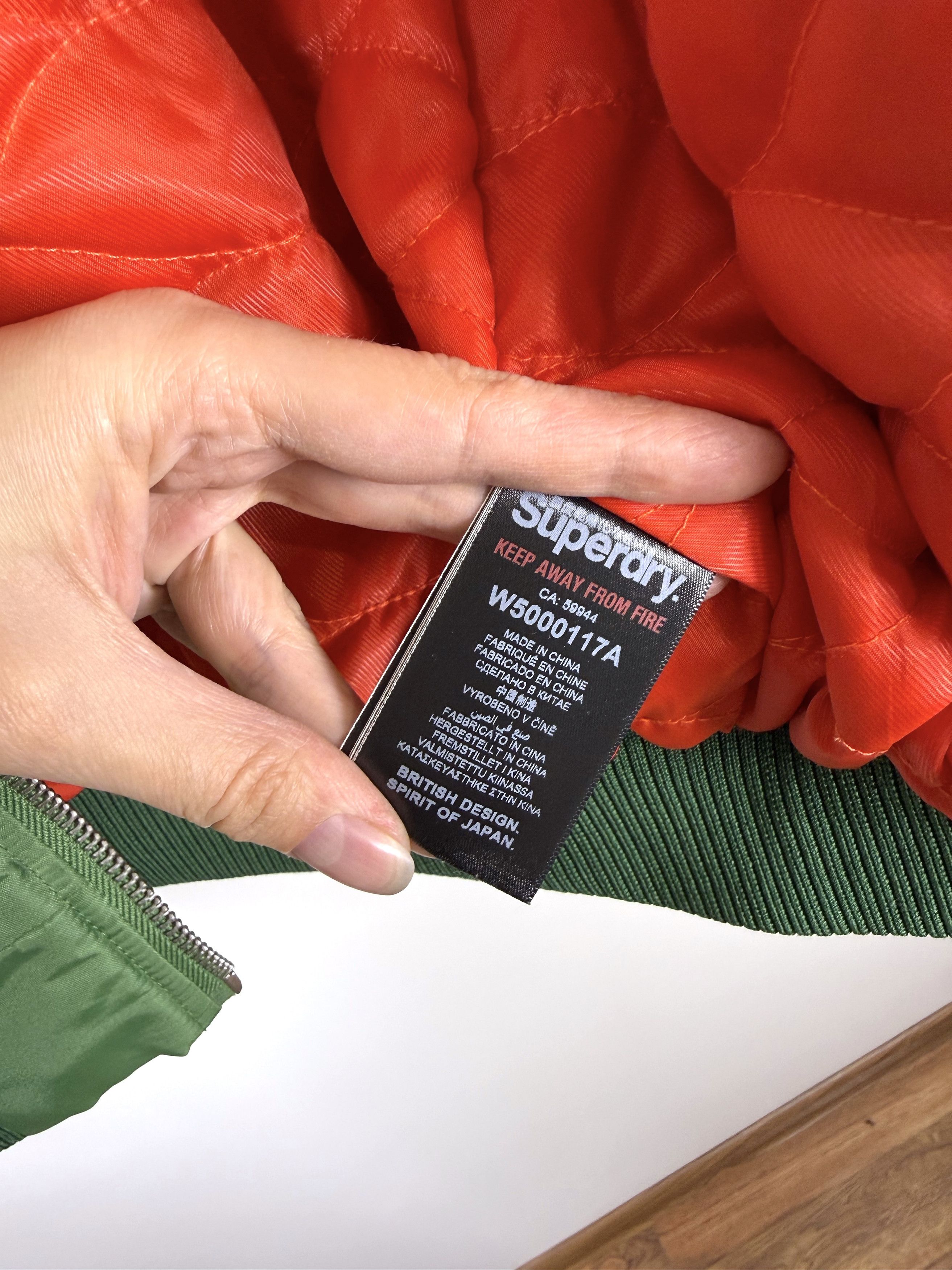 Superdry Superdry MA-1 Flight Bomber Jacket Green (Women's Size S) Size S / US 4 / IT 40 - 7 Thumbnail