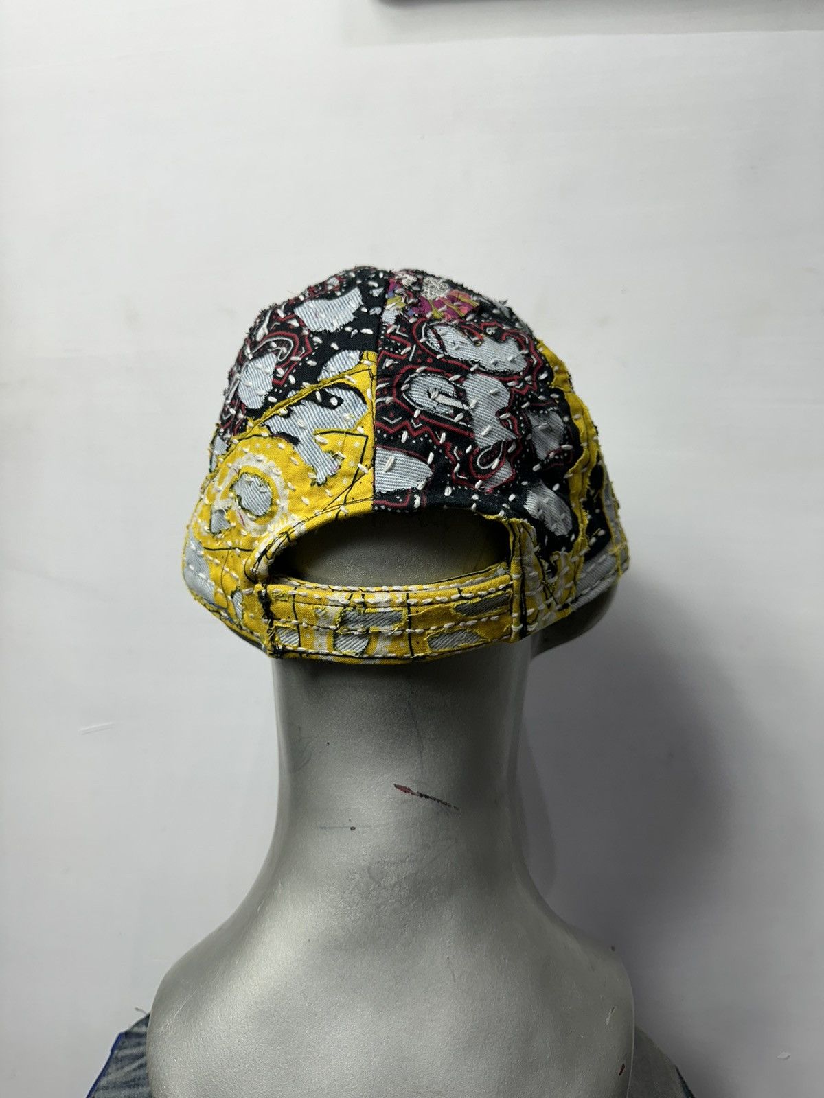 Art Comes First Custom Made Distressed Paisley Patchwork Boro hats Size ONE SIZE - 7 Thumbnail