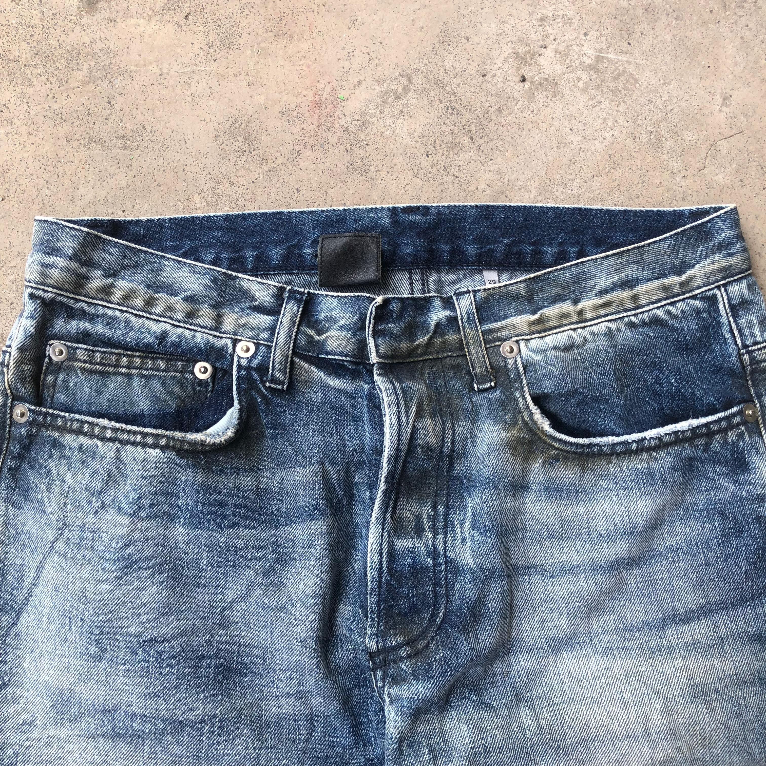 Dior Dior Strip Honeycomb distressed Jeans by Hedislimane Size US 29 - 5 Thumbnail