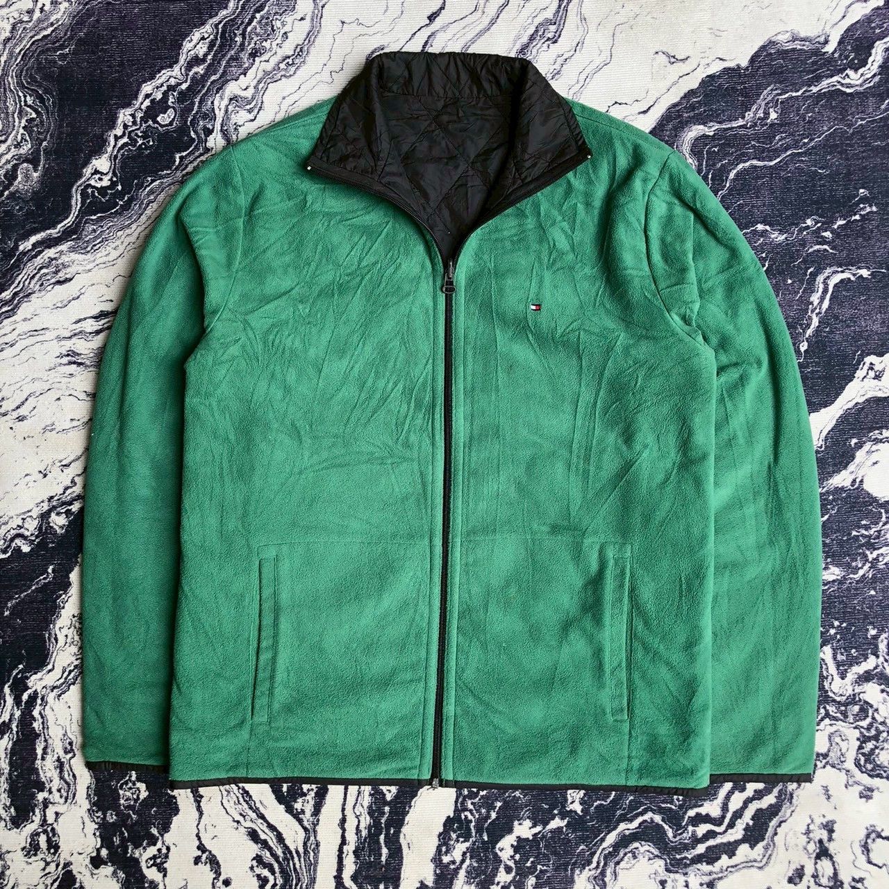 Tommy Hilfiger Vintage Tommy Hilfiger Golf Reversible Quilted Jacket Size US M / EU 48-50 / 2 - 5 Thumbnail