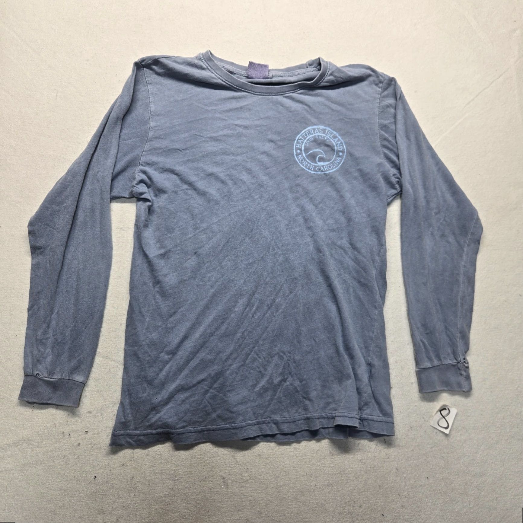 Vintage US Vintage North Carolina Hatteras Island T-Shirt Adult Large Blue Casual Crew Neck Womens Size L / US 10 / IT 46 - 2 Thumbnail