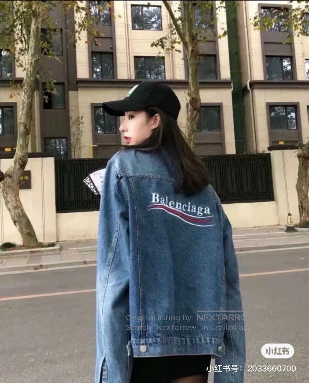 Balenciaga balenciaga embroidered denim jacket size 46. Size US L / EU 52-54 / 3 - 4 Thumbnail