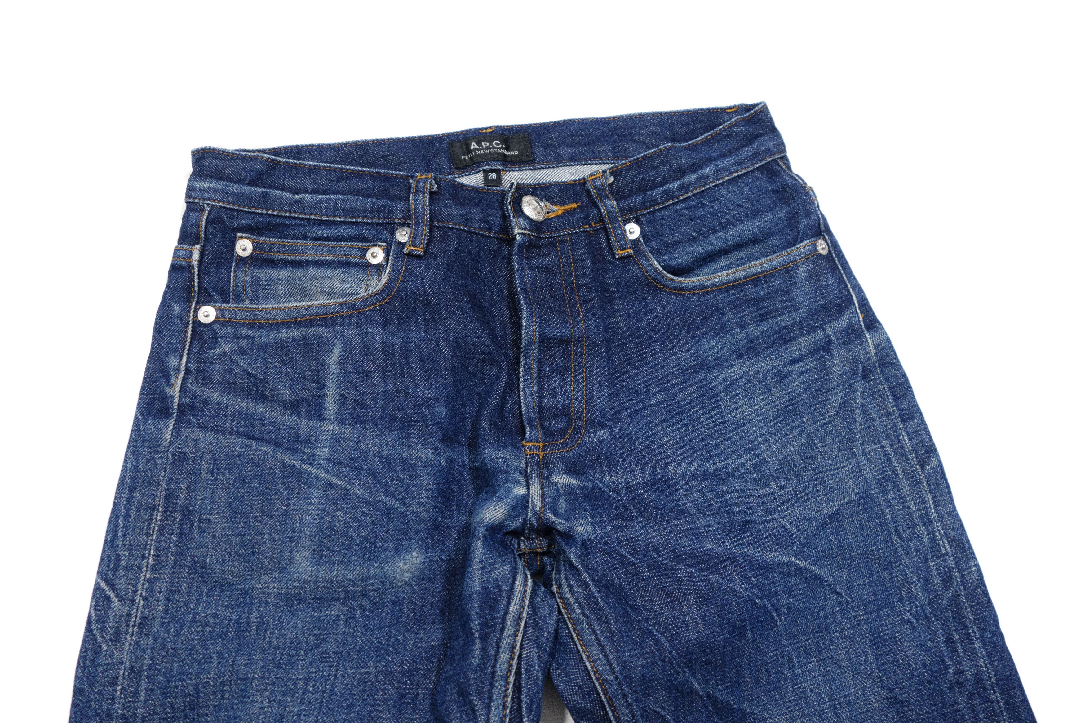 A.P.C. Petit New Standard Raw Indigo Selvedge Denim Jeans Size US 28 / EU 44 - 4 Thumbnail