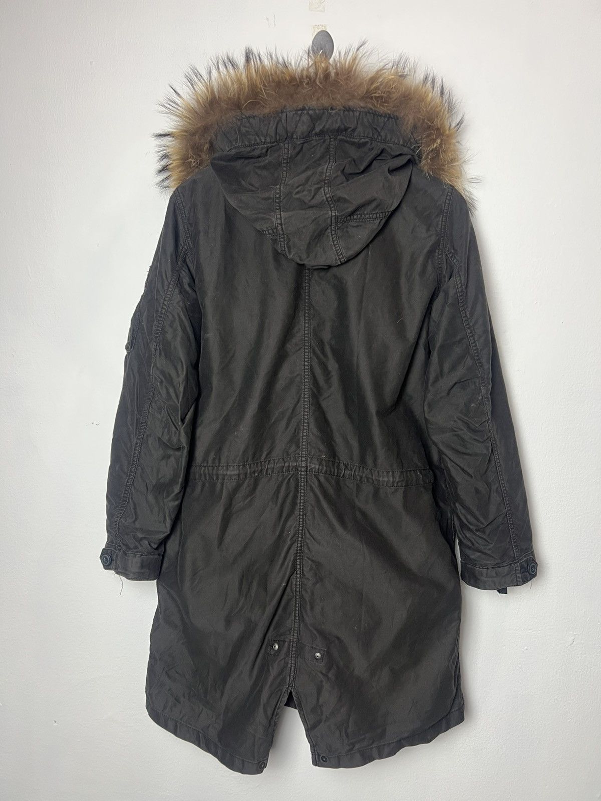 Japanese Brand Vintage Back Number Military Faux Fur Fishtail Parka Size US S / EU 44-46 / 1 - 2 Thumbnail