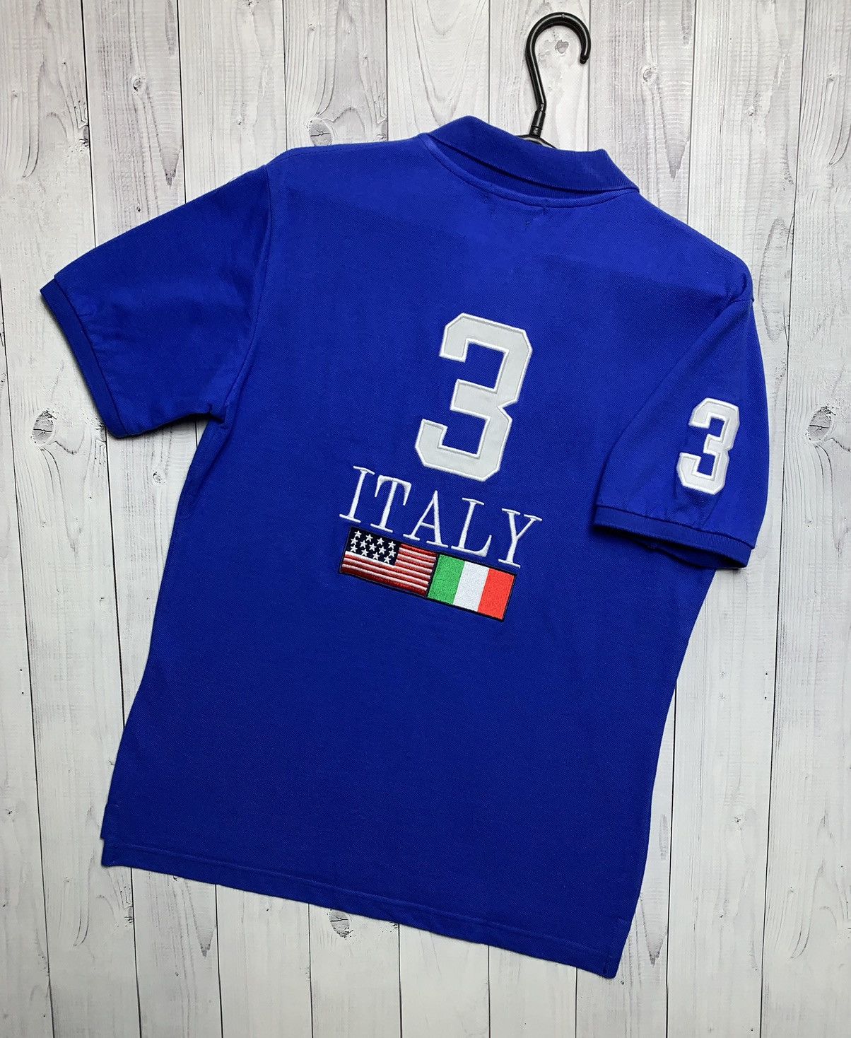 Polo Ralph Lauren Polo Ralph Lauren Italy polo T-shirt big logo Size M Size US M / EU 48-50 / 2 - 2 Thumbnail
