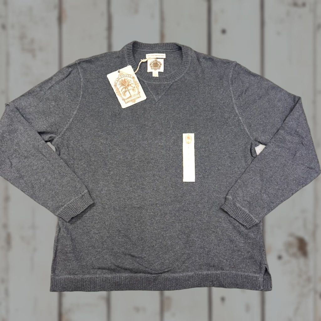 Vintage Paradise Collections Mens Large Long Gray Knit Sweater NWT Cotton Cashmere Paradise Collections Mens Large Long Gray Knit Sweater NWT Size US L / EU 52-54 / 3 - 1 Thumbnail