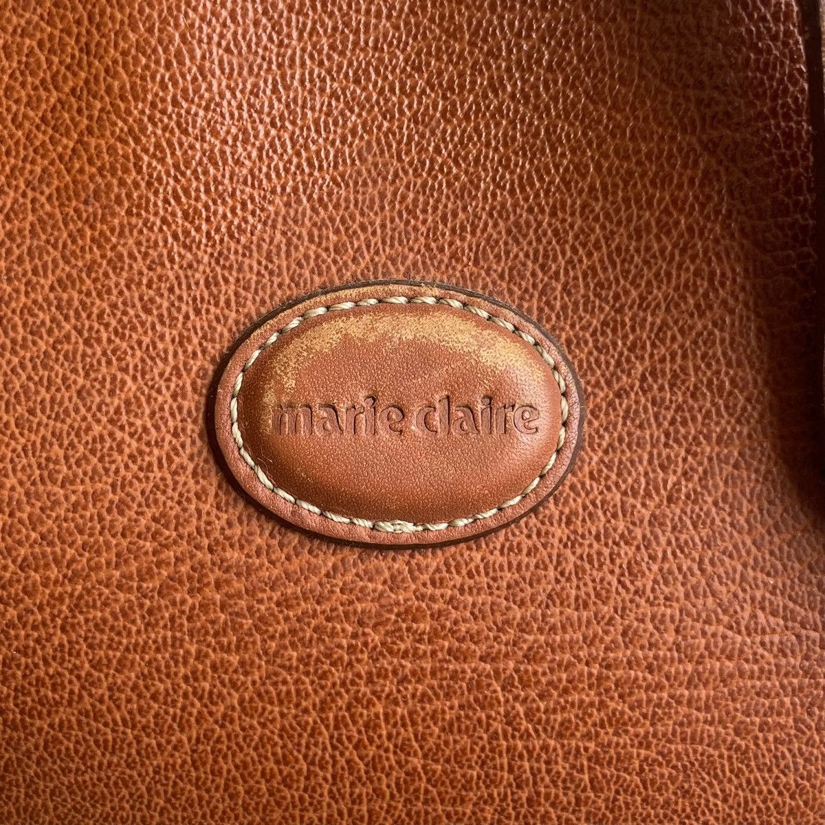 Leather × Vintage Vintage Leather Marie Claire Shoulder Bag Size ONE SIZE - 7 Thumbnail