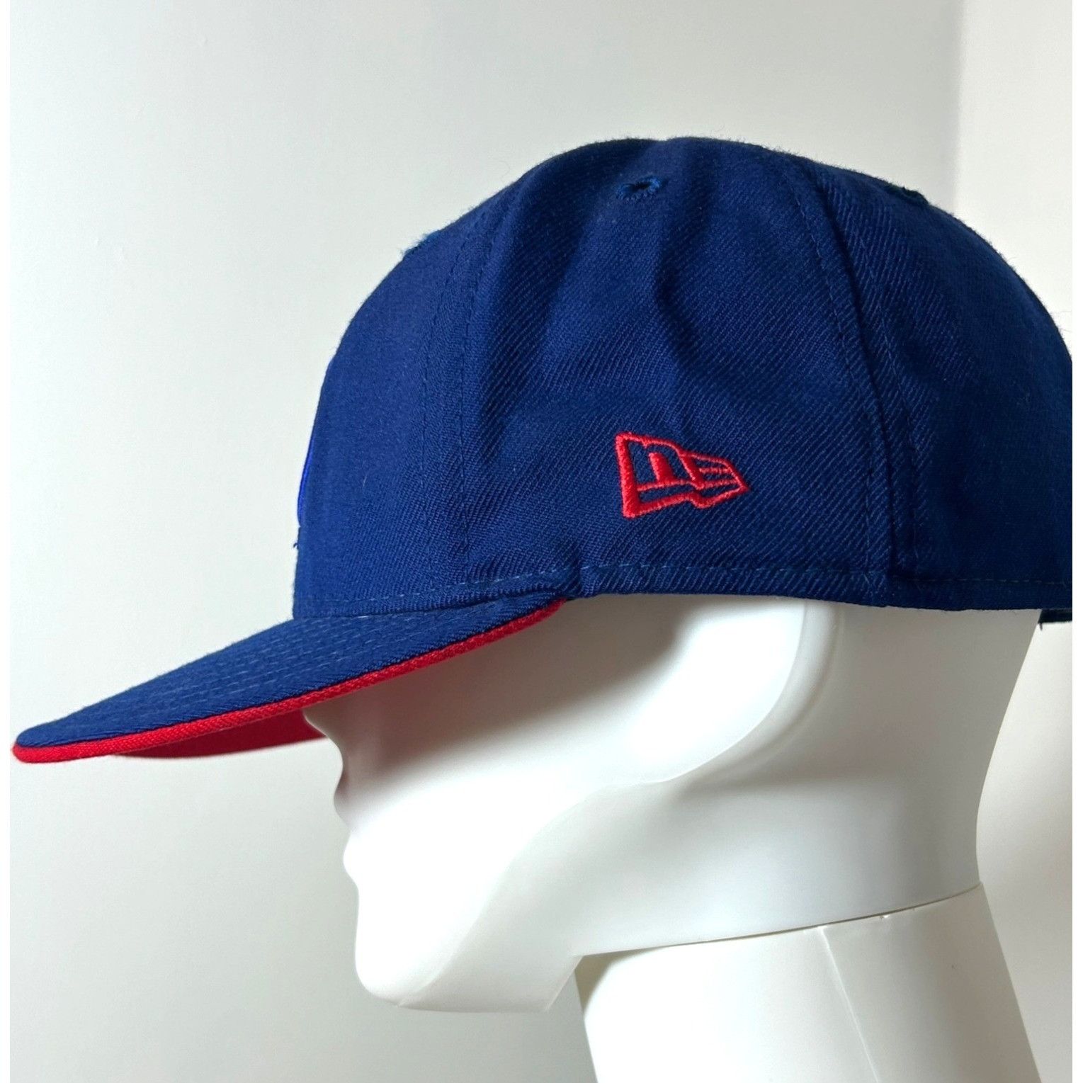 New Era NY Nets Hardwood Classics New Era Cap Blue Red 6 7/8 Logo Te Size ONE SIZE - 4 Thumbnail