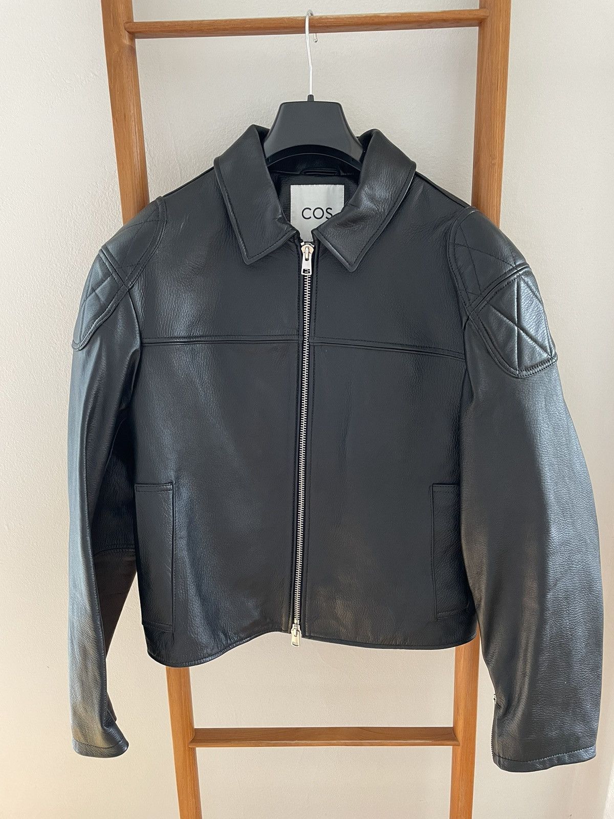 Cos leather jacket hotsell