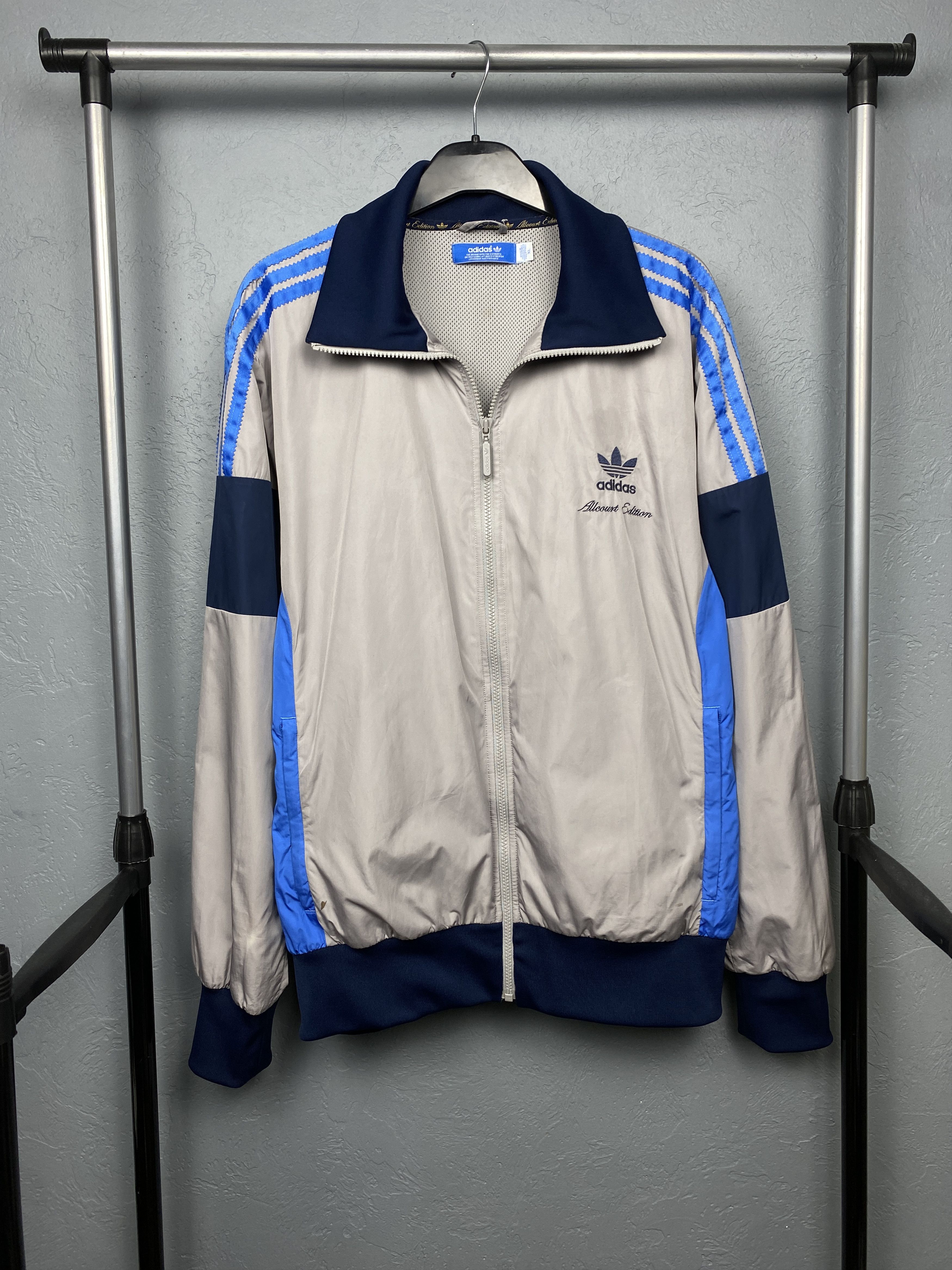 Adidas Adidas Allcourt Edition Vintage Mens Track Top Jacket Size US XL / EU 56 / 4 - 1 Thumbnail