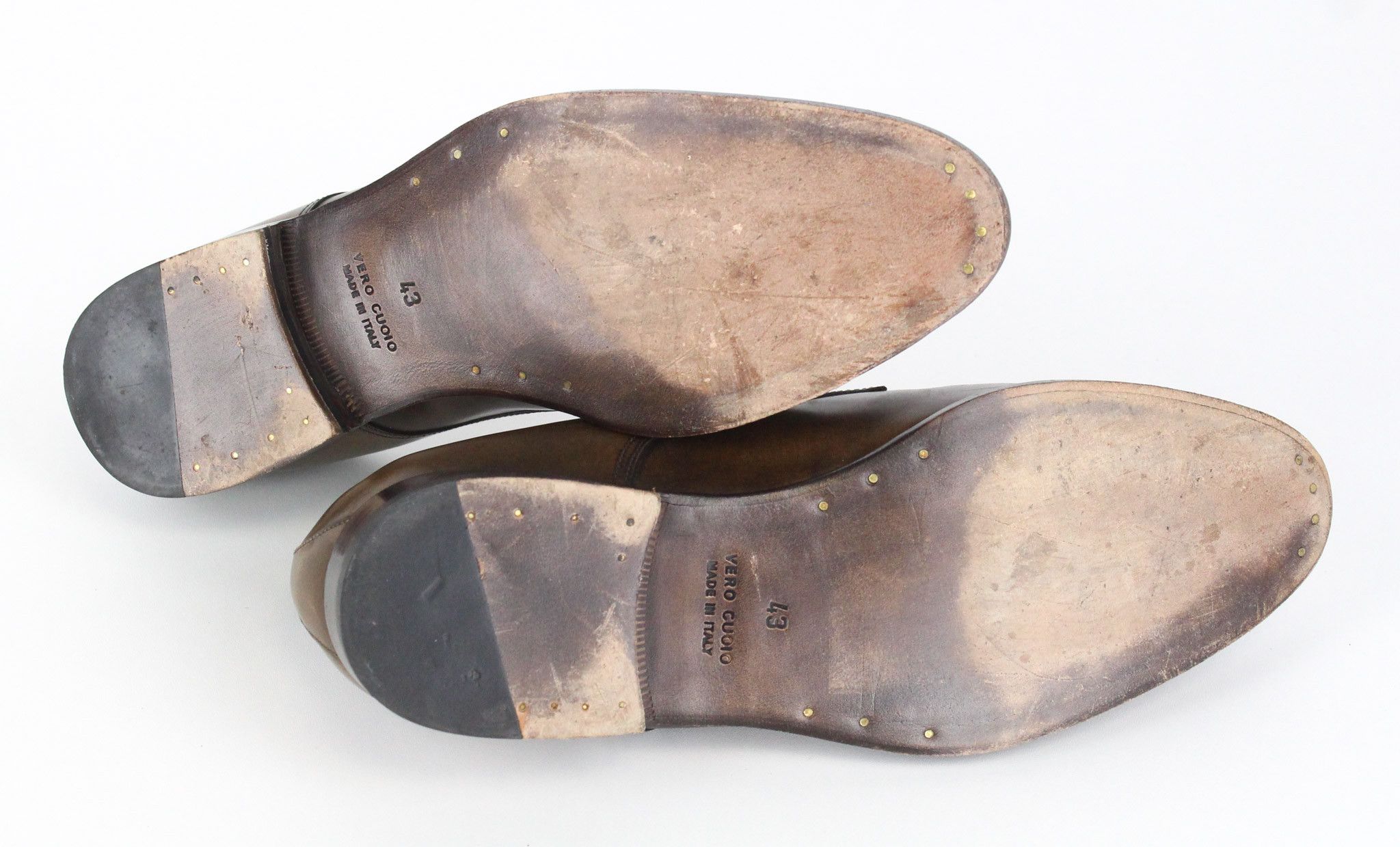 Suitsupply EU43 Brown Leather Buckled Low-Top 72424 Size US 10 / EU 43 - 6 Thumbnail