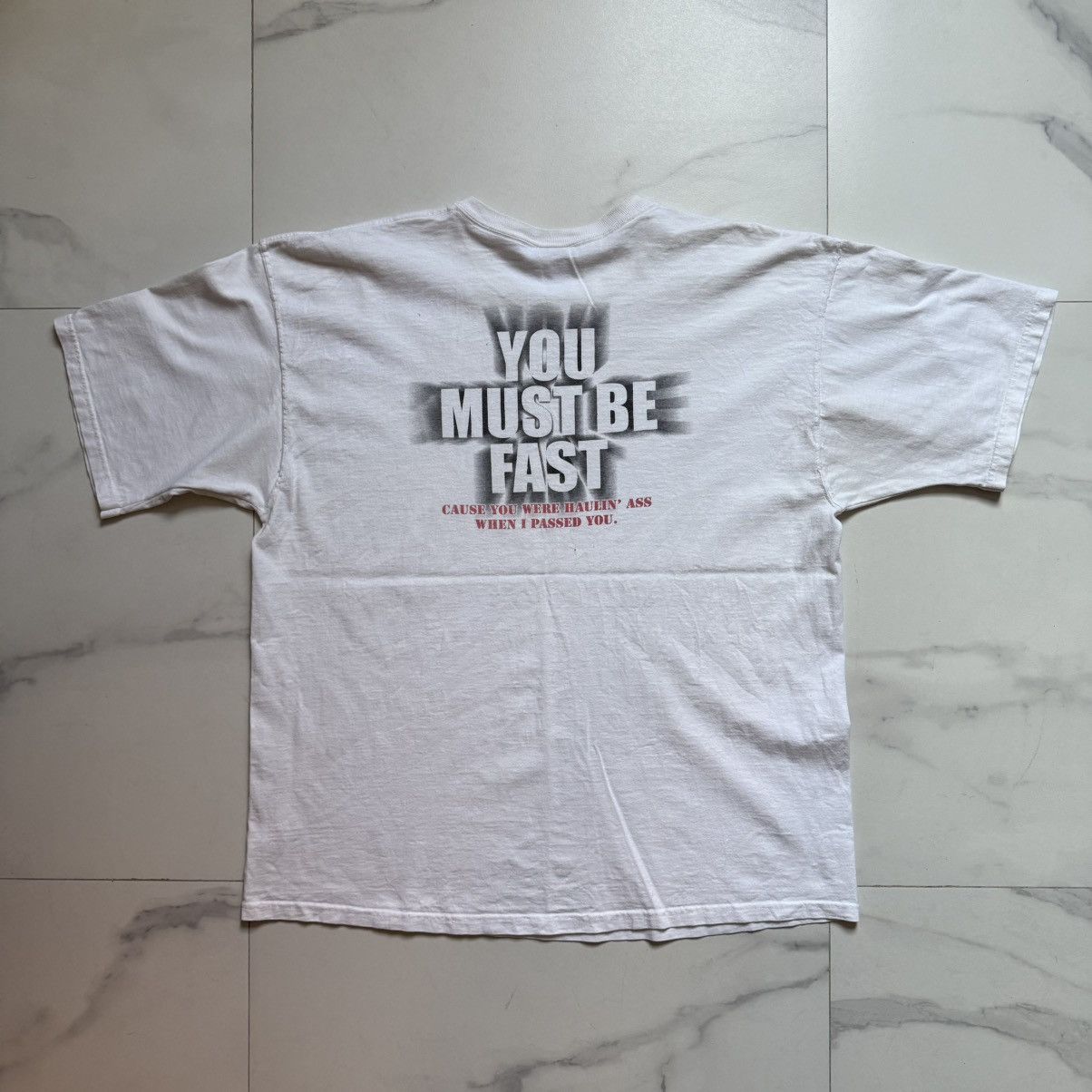 No Fear Vintage Y2K No Fear You Must Be Fast… T-Shirt Size US XXL / EU 58 / 5 - 3 Thumbnail