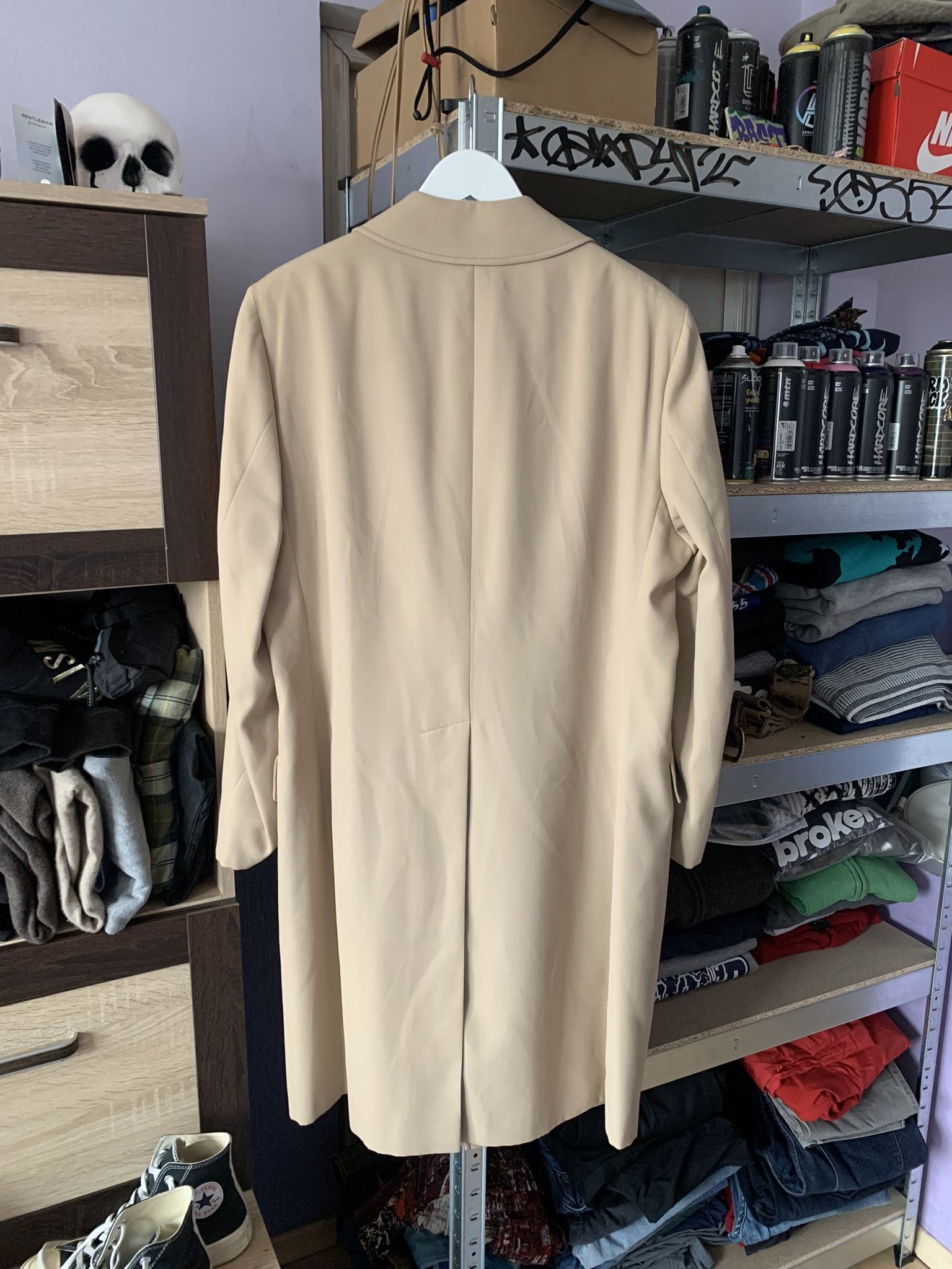 Aquascutum Aquascutum Men's Vintage Beige Trench Coat Aqua5 Size: 42 Size US L / EU 52-54 / 3 - 9 Thumbnail