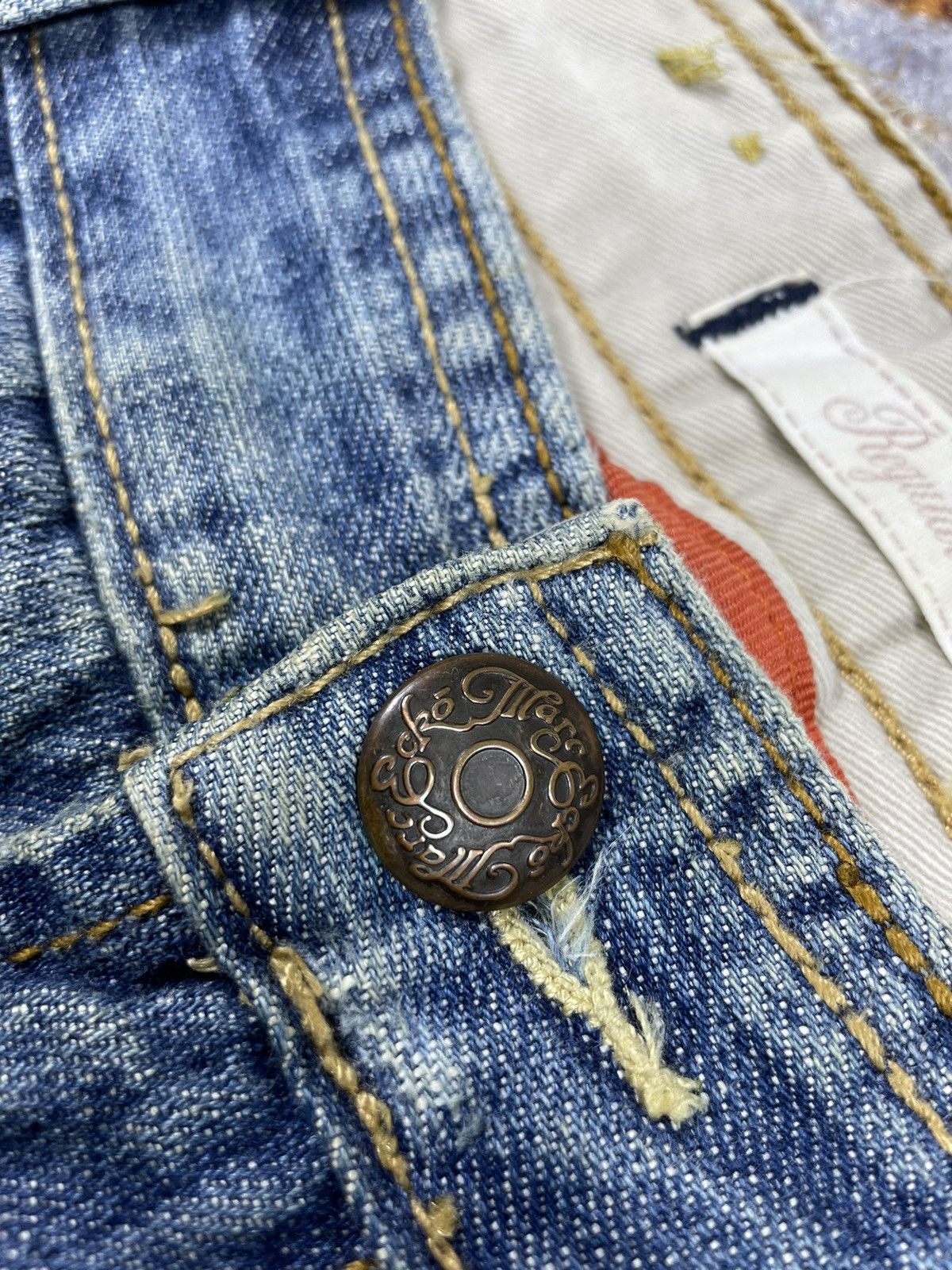Ecko Unltd. × Japanese Brand × Marc Ecko Marc Ecko distressed Denim Jeans vintage Size US 36 / EU 52 - 6 Thumbnail