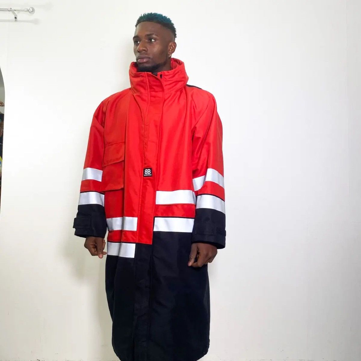 Balenciaga Balenciaga Rain Jacket Pulled Parka Fire Fighter Jacket Size US M / EU 48-50 / 2 - 3 Thumbnail