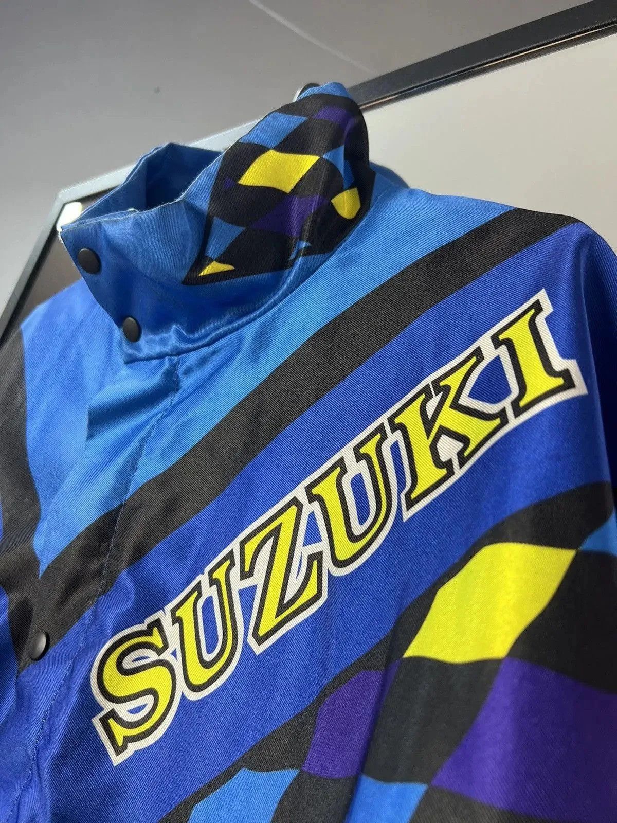 Formula 1 racing vintage jacket Suzuki ,racing bombers Y2K streetwear Size US XL / EU 56 / 4 - 8 Thumbnail